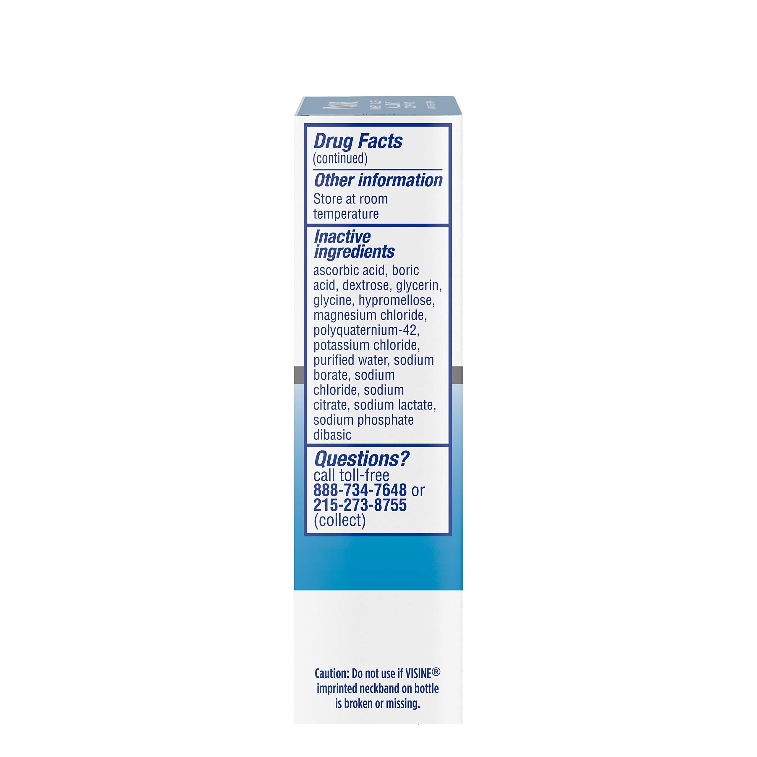 Visine Dry Eye Relief All Day Comfort Lubricant Eye Drops for Up to 10 Hours of Comfort, Dry Eye Drops with Polyethylene Glycol, 0.5 fl. oz - Image 14