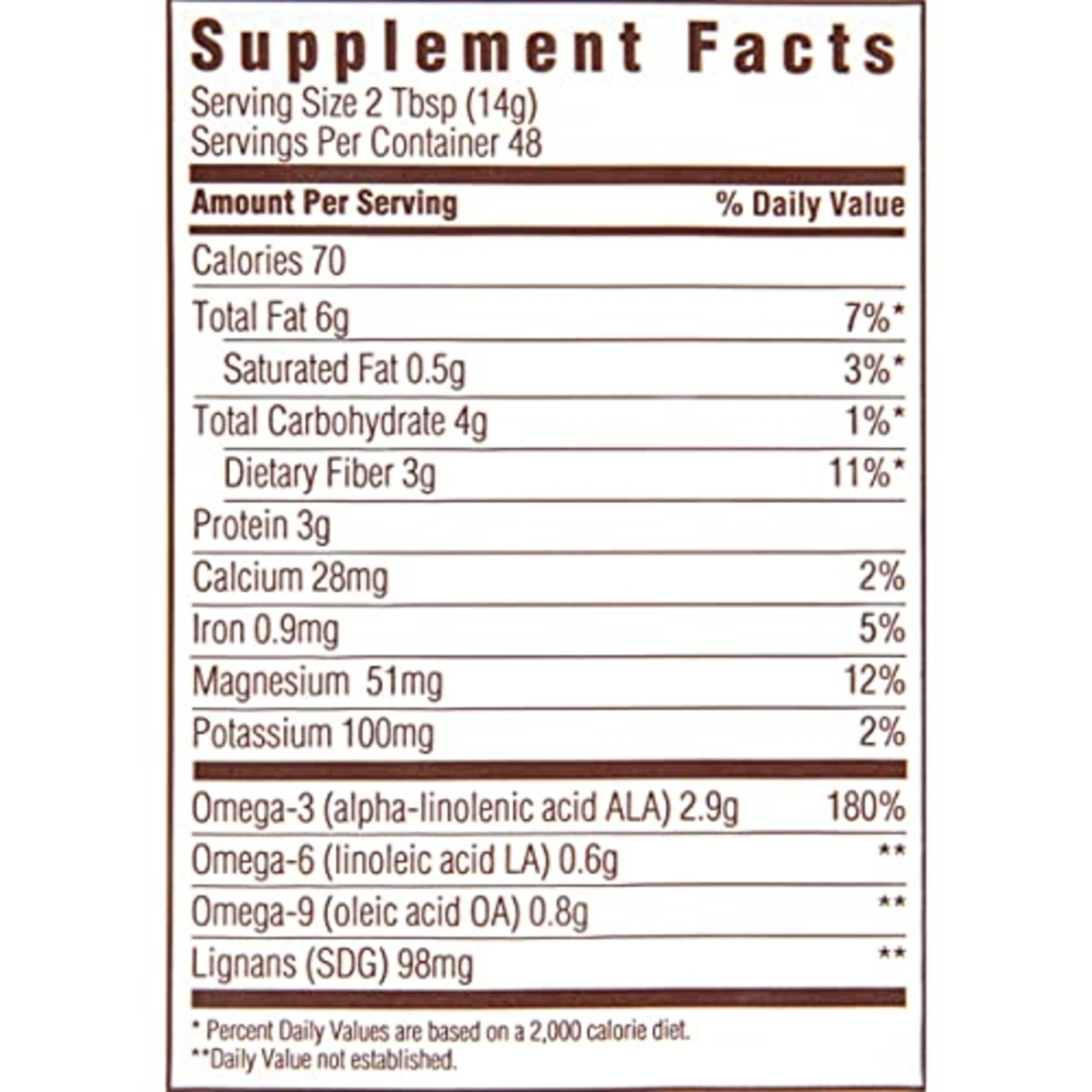 Spectrum Essentials Organic Ground Premium Flaxseed, 24 Oz - Image 10