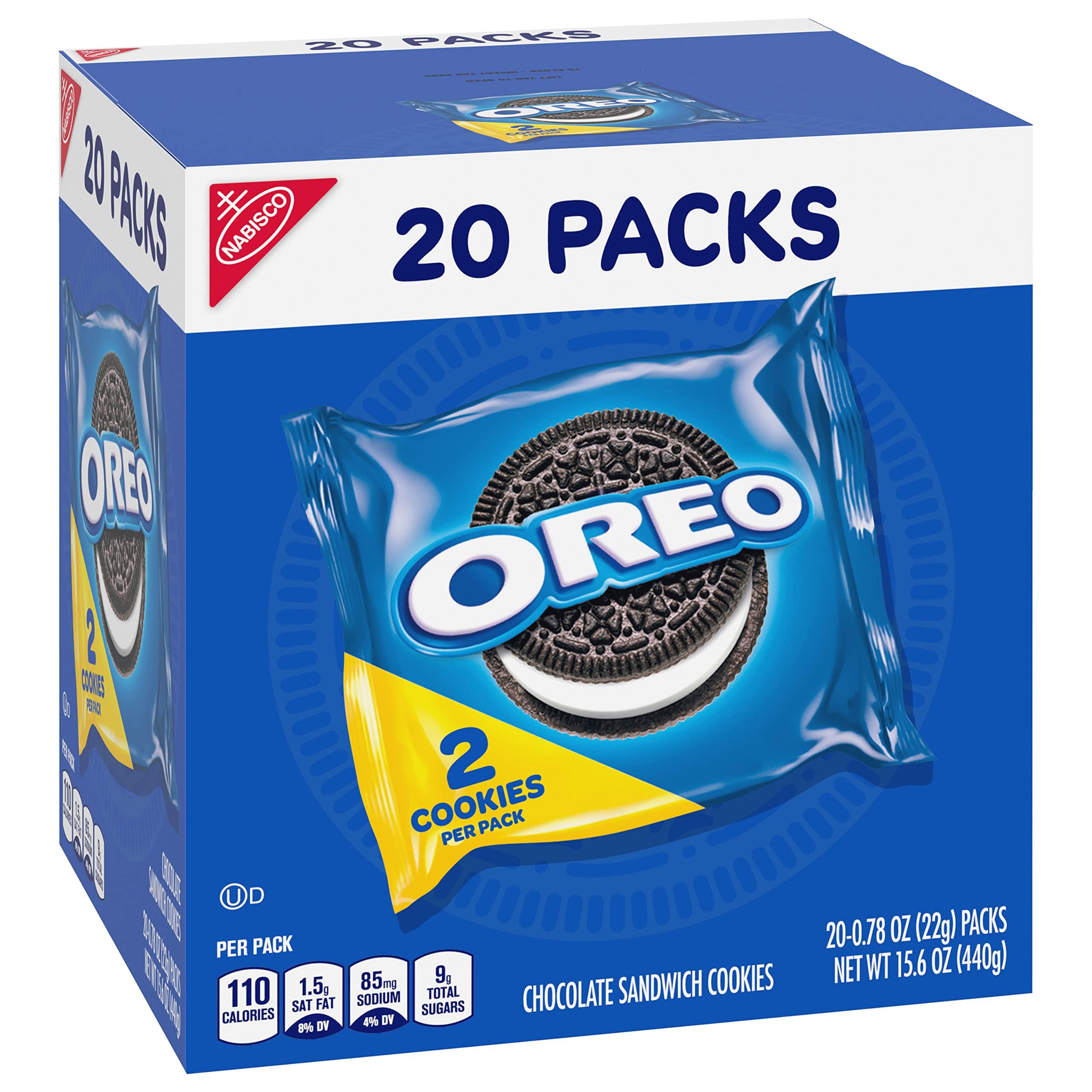 OREO Chocolate Sandwich Cookies, 20 Snack Packs (2 Cookies Per Pack) - Image 11