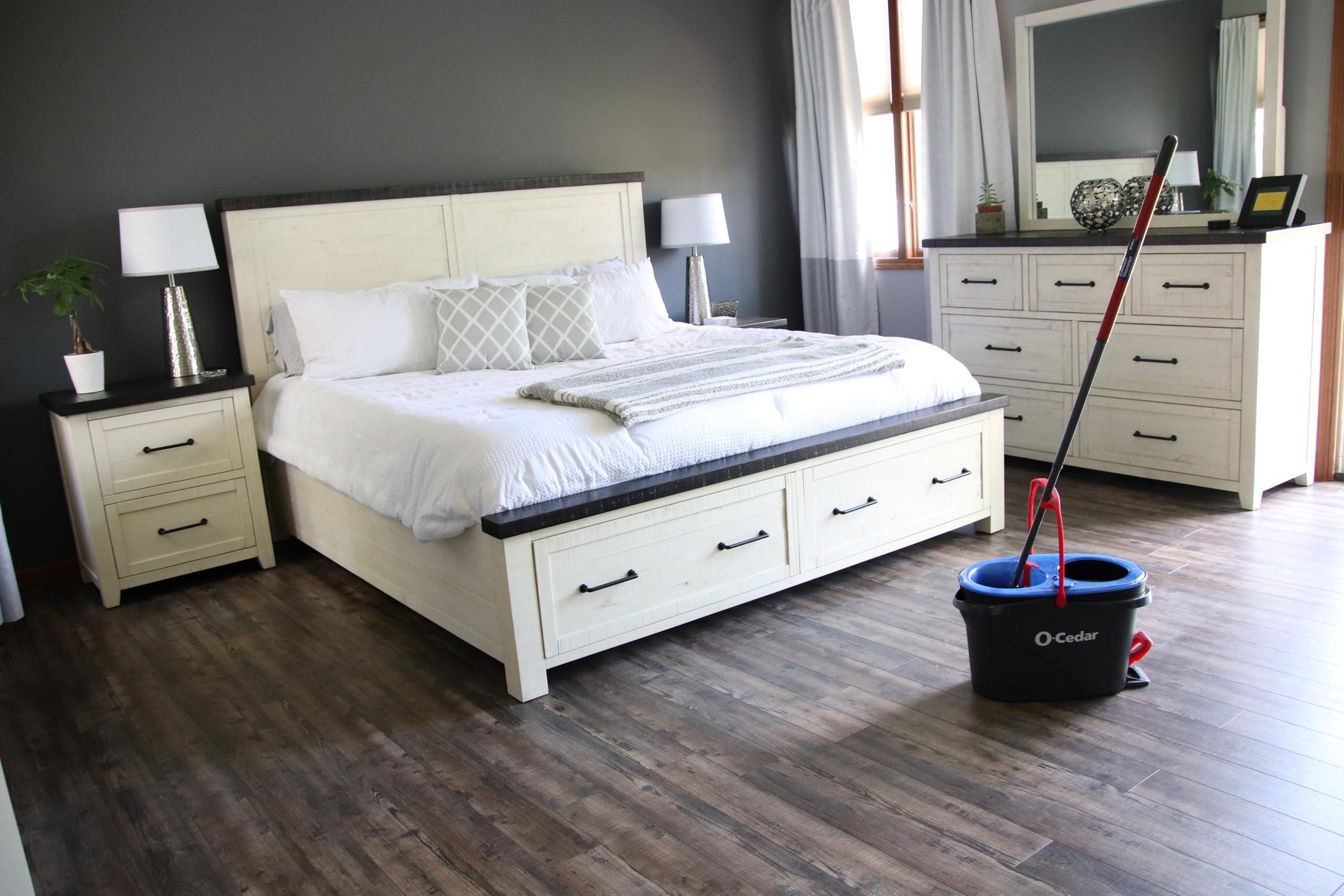O-Cedar RinseClean Spin Mop & Bucket System | Clean with Clean Water | Removes 99% of Bacteria - Image 17