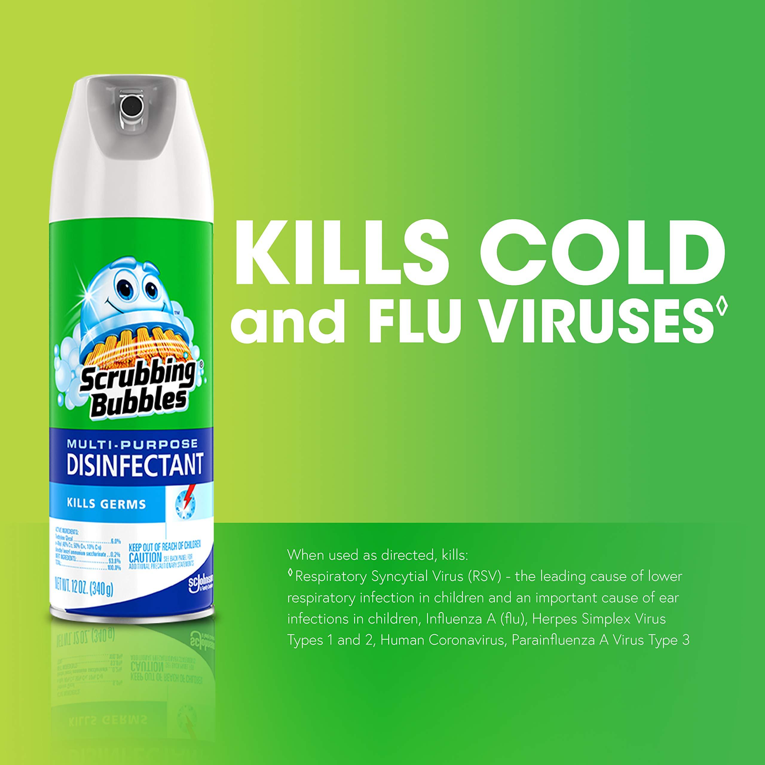 Scrubbing Bubbles Multi-Purpose Disinfectant Spray, 12 oz (Pack of 3) - Image 5