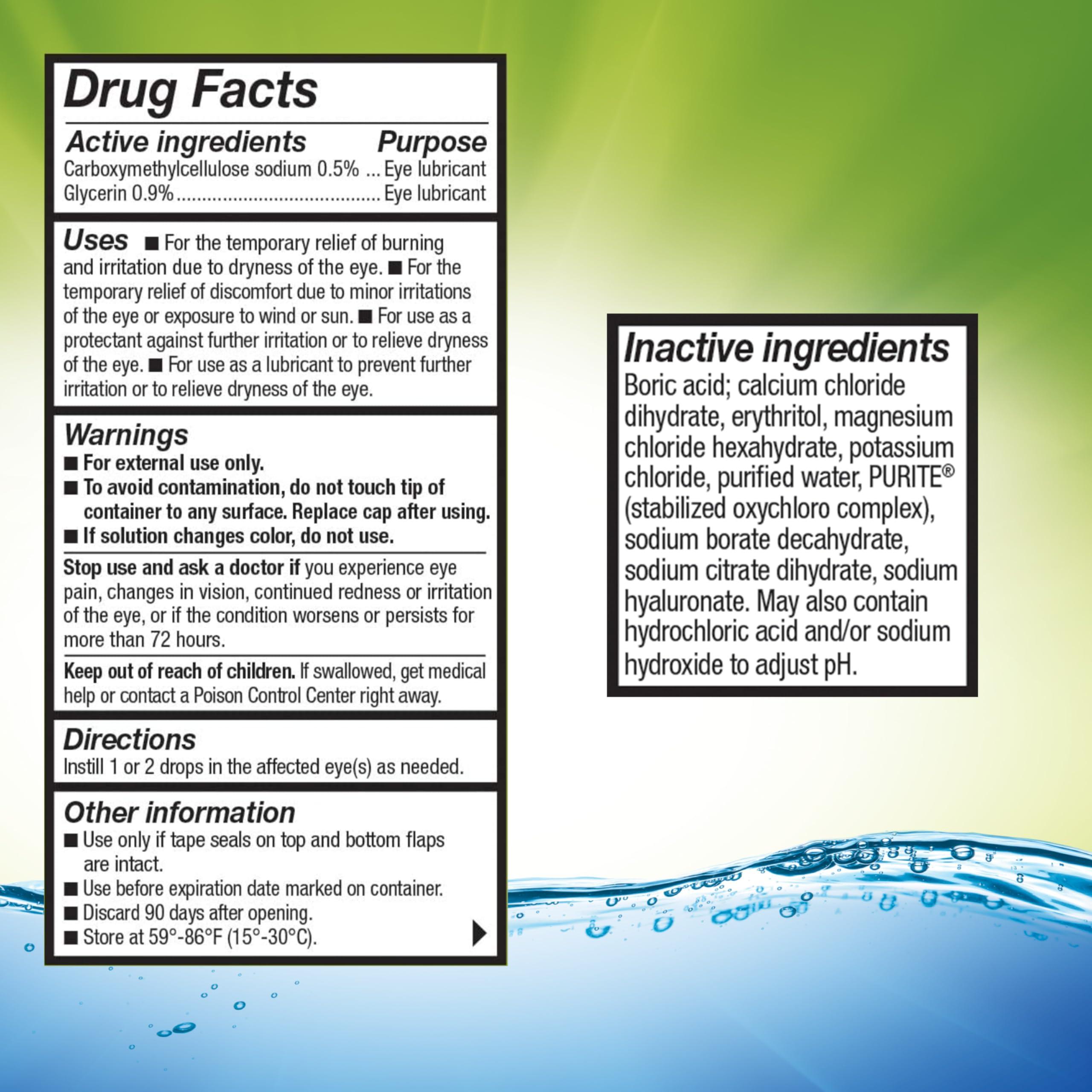 Refresh Relieva Lubricant Eye Drops, 0.33 Fl Oz Sterile, Packaging may Vary - Image 8