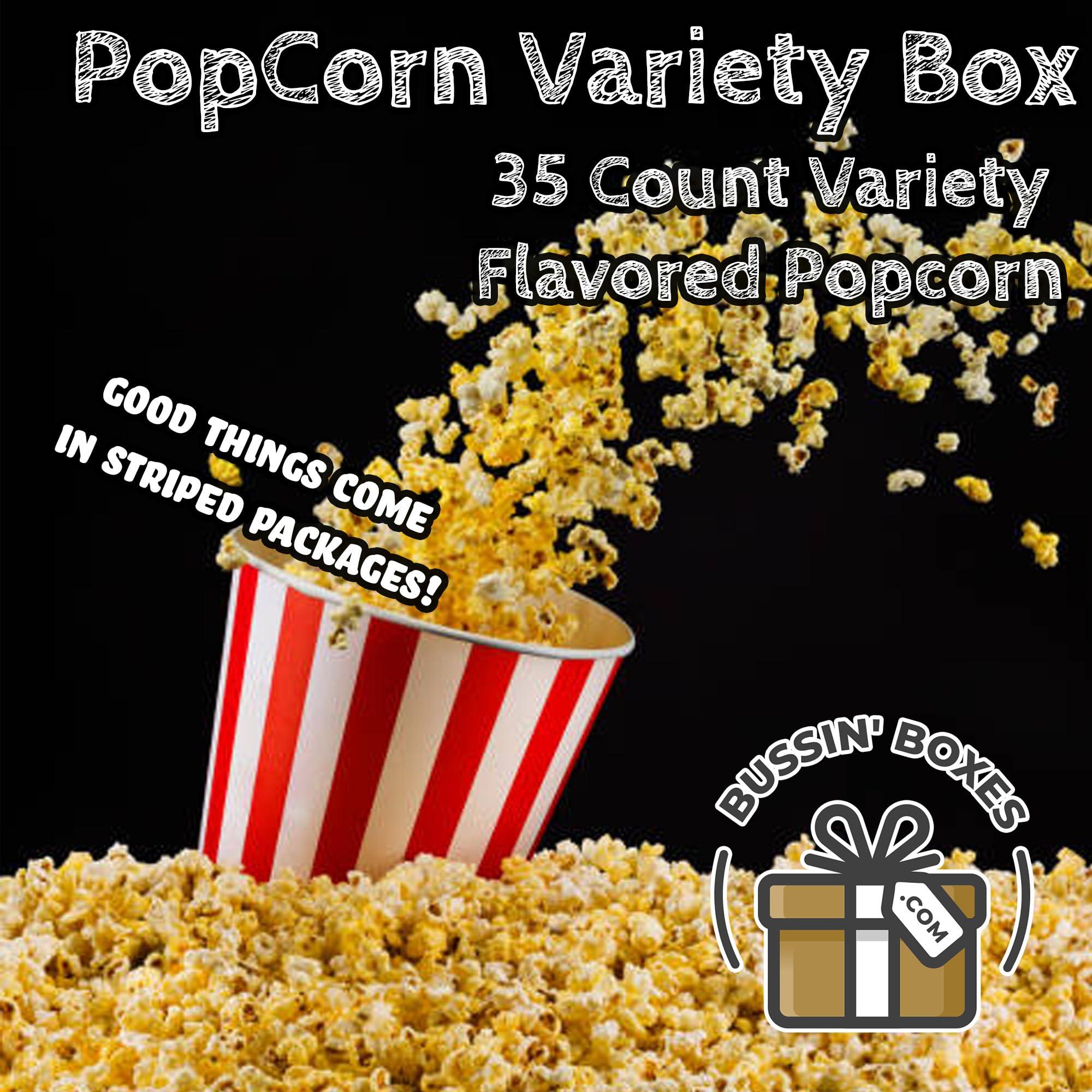 Popcorn Variety Pack – Popcorn Snack Pack with Individually Wrapped Bags – Bulk Snack Box for Adults, Kids, Office, and School – 35 Count Assembled by Bussin Boxes - Image 3