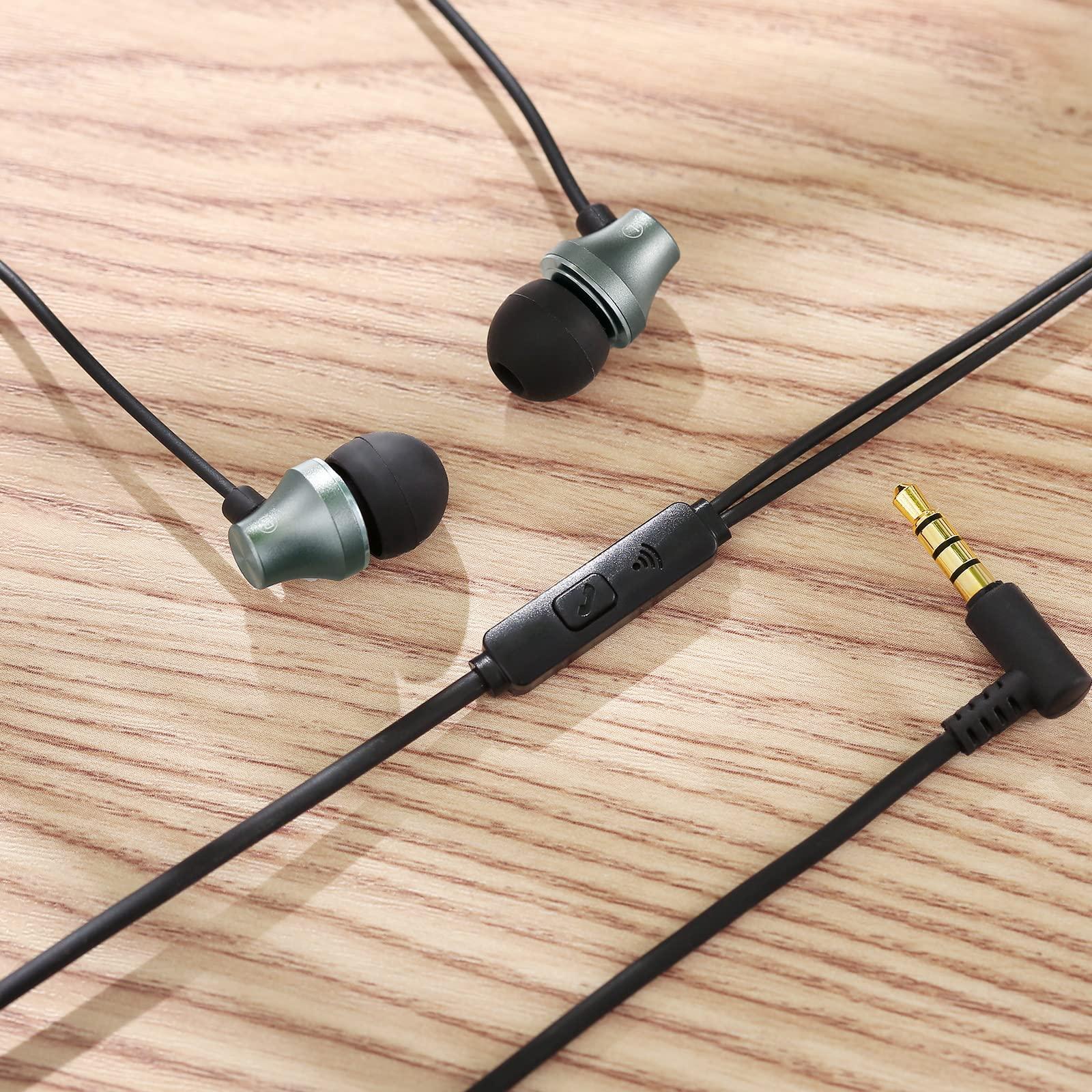 iRAG A101 Wired Earbuds Headphones for School Noise Isolating in-Ear Earphones with Microphone Remote with 3.5mm Plug in Audio Jack (Gun Metal) - Image 9