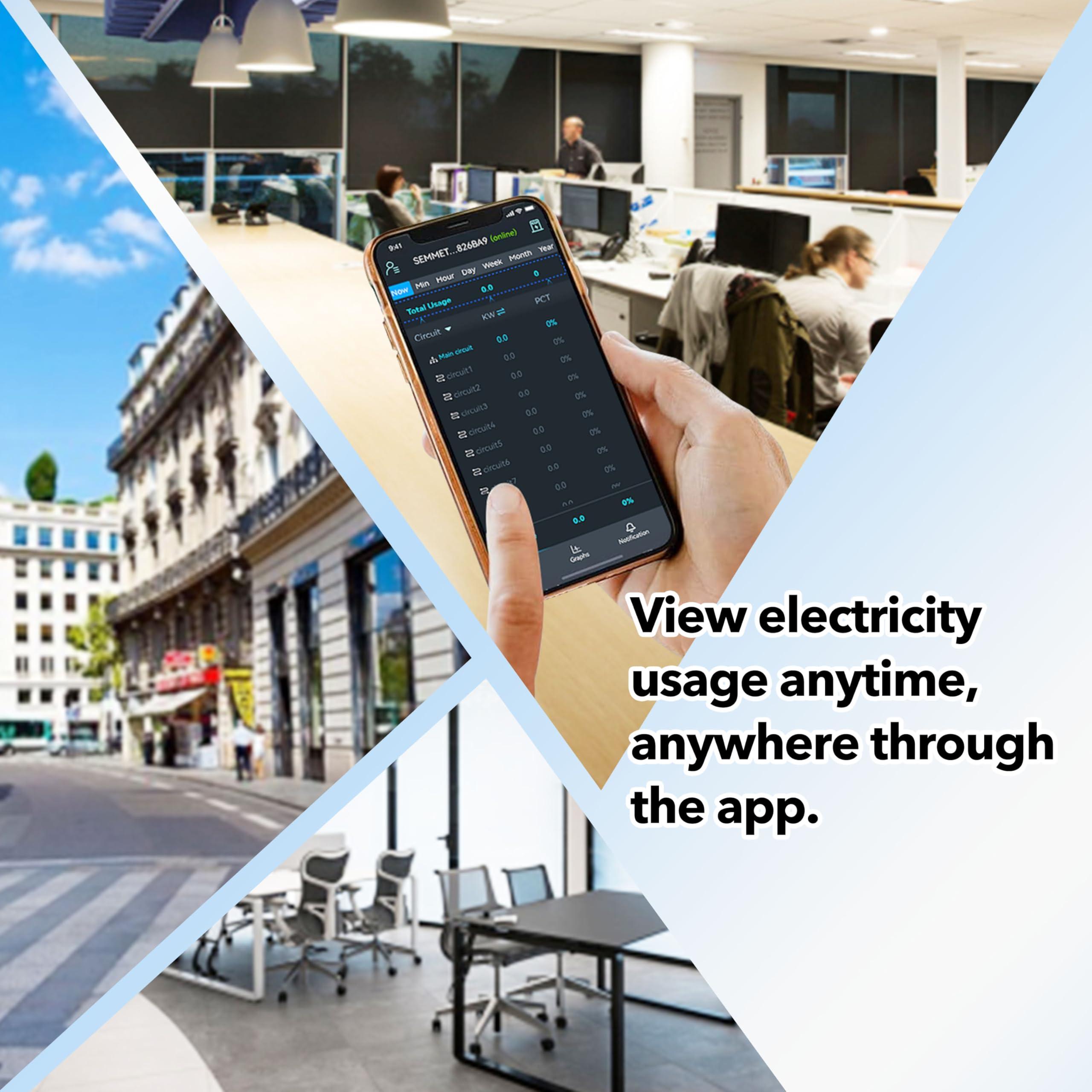Smart Home Energy Monitor with 16 50A Circuit Level Sensors, Measure Power Usage in Real-Time, History with App (16 50A Circuit Level Sensors) - Compatible with Home Assistant - Image 6