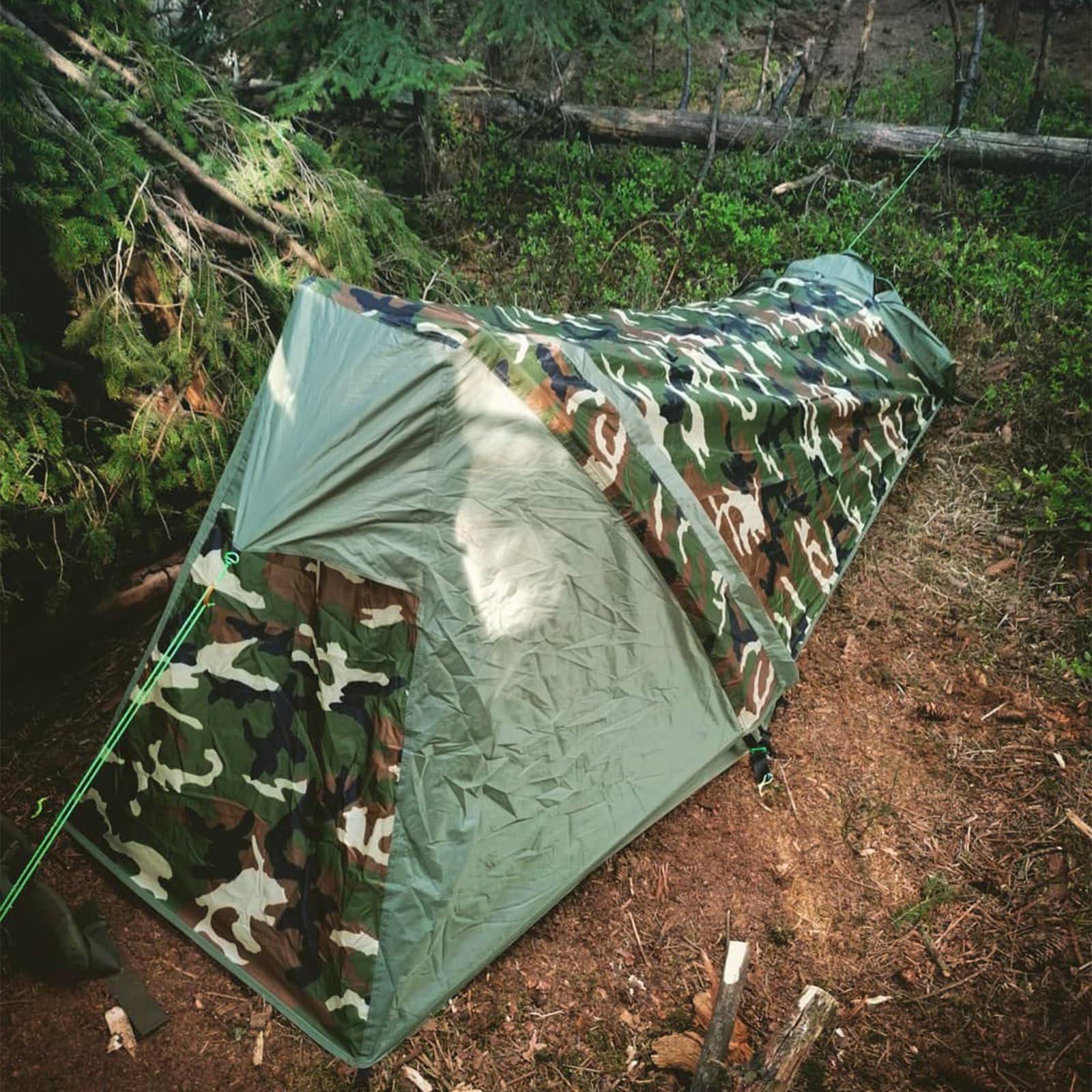 GEERTOP Ultralight Bivy Tent for 1 Person 3 Season Waterproof Single Person Backpacking Tent for Camping Hiking Backpack Travel Outdoor Survival Gear - Image 4