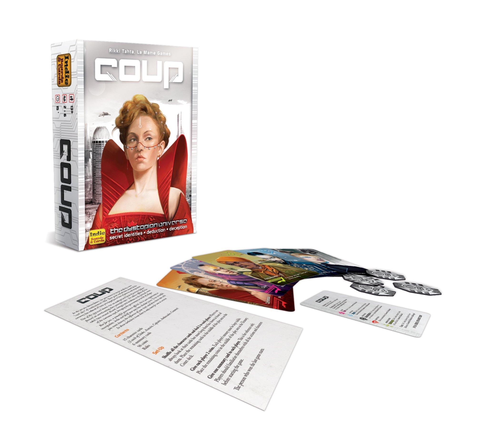Coup - The Fast, Fun Bluffing Party Game for 2-6 Players. Perfect for Family Game Night with your Teens or Friends. Can you get away with your bluff? Over 1 Million copies sold! - Image 7