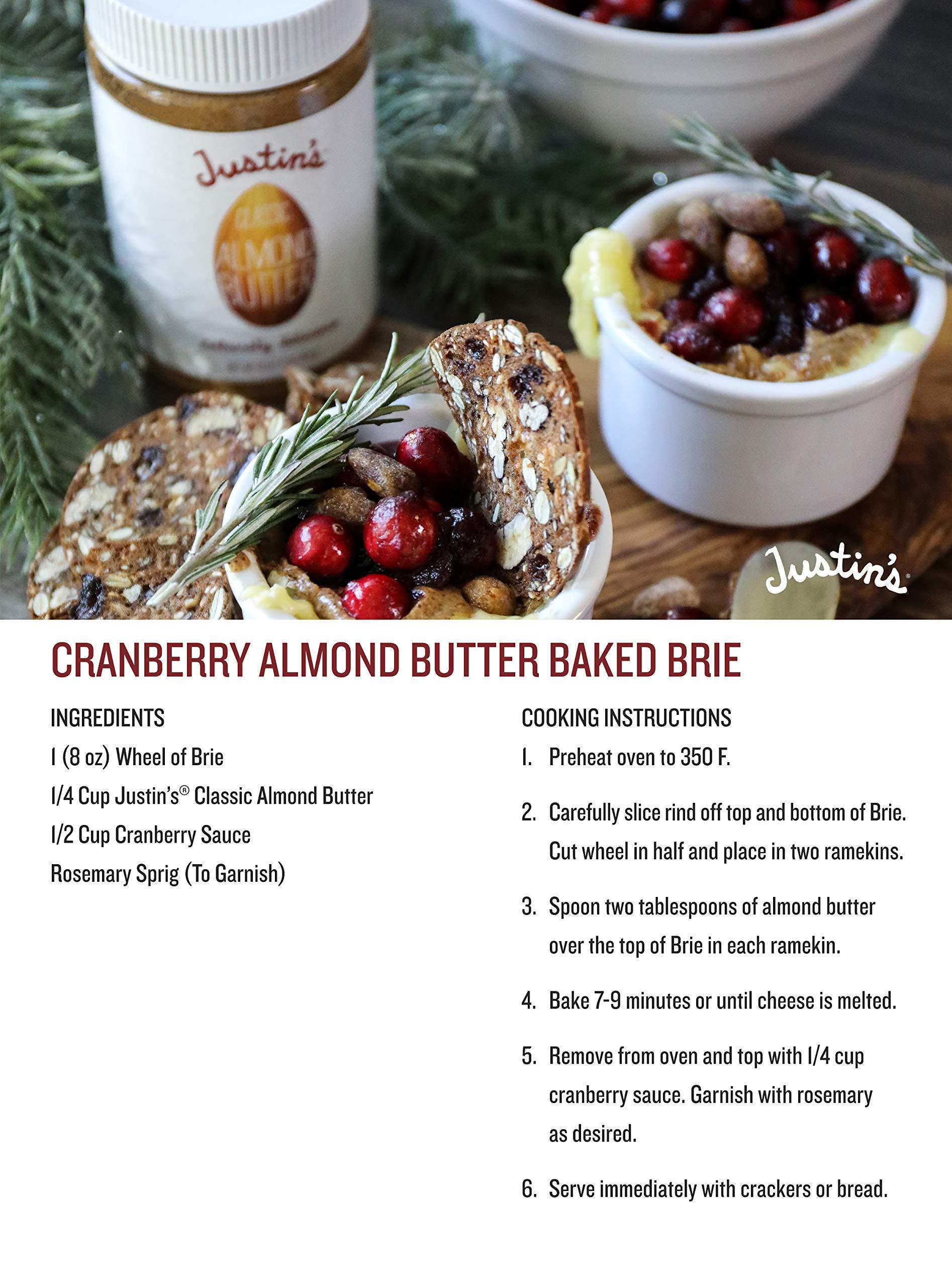Justin's Classic Almond Butter, Only Two Ingredients, No Stir, Gluten-free, Non-GMO, Keto-friendly, Responsibly Sourced, 16 Ounce Jar, Pack of 1 - Image 11