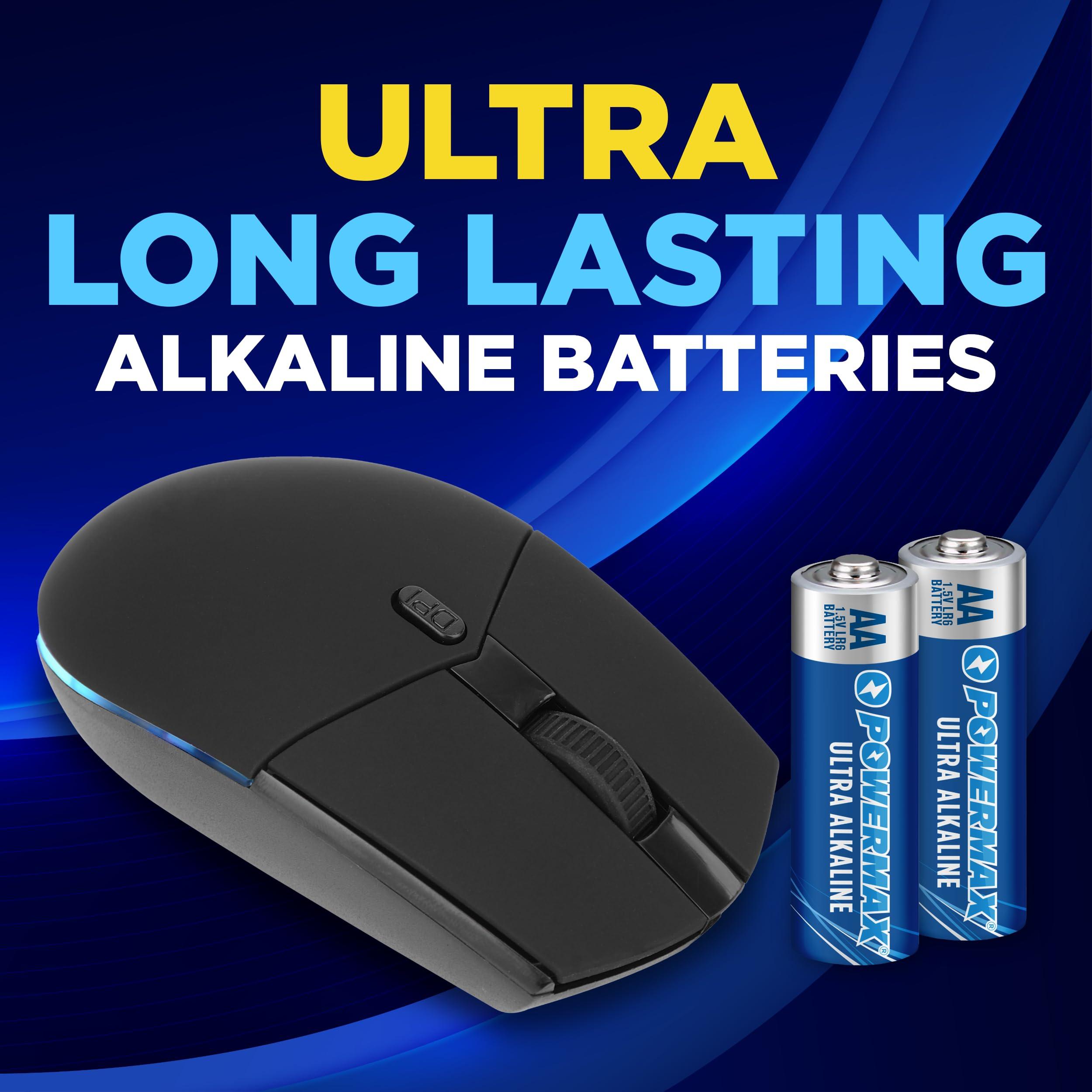 Powermax 100-Count Double AA Batteries, Ultra Long Lasting Alkaline Battery for Home and Office, 10-Year Shelf Life, Reclosable Packaging - Image 3