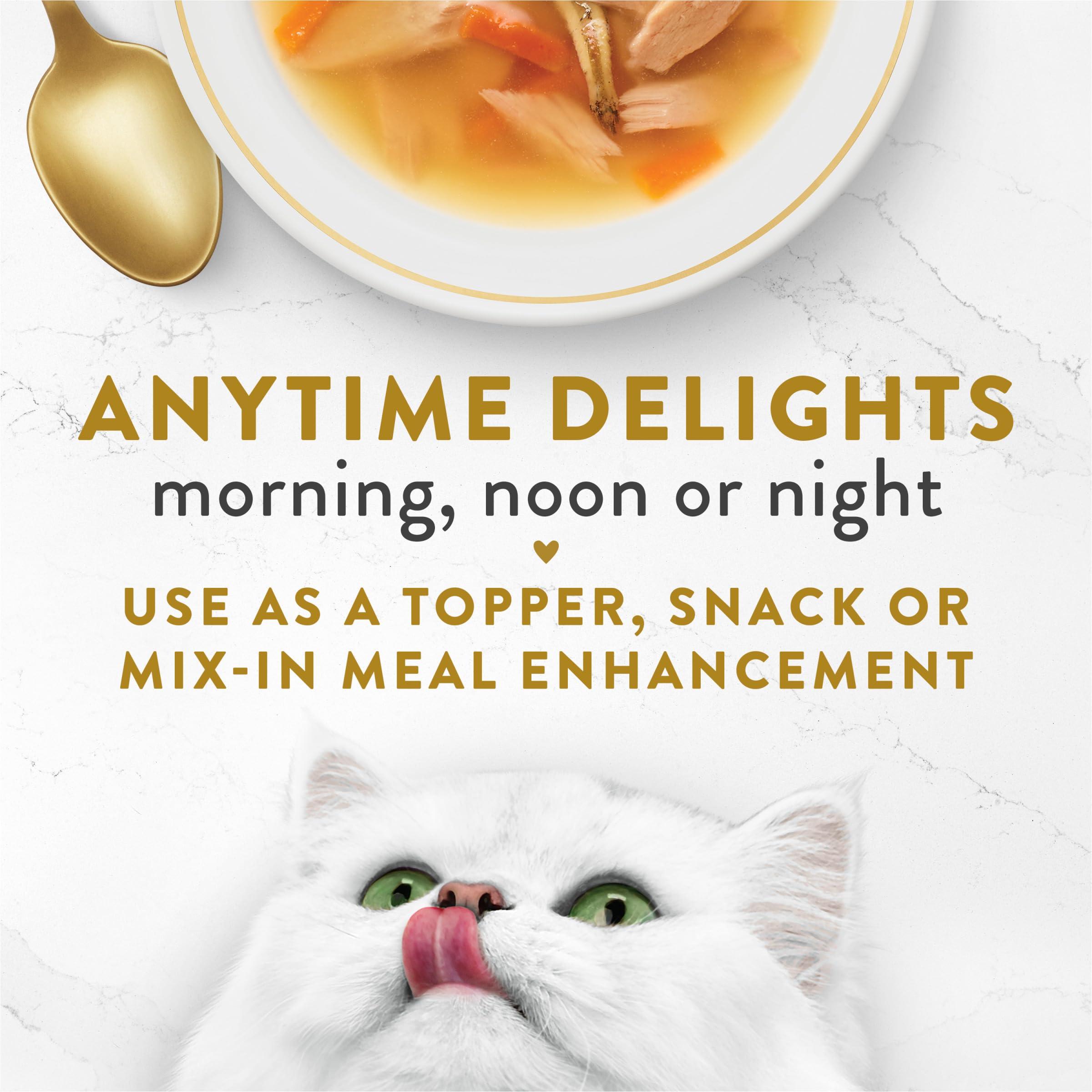 Purina Fancy Feast Lickable Wet Cat Food Broth Complement Classics Collection Variety Pack - (Pack of 12) 1.4 oz. Pouches - Image 5