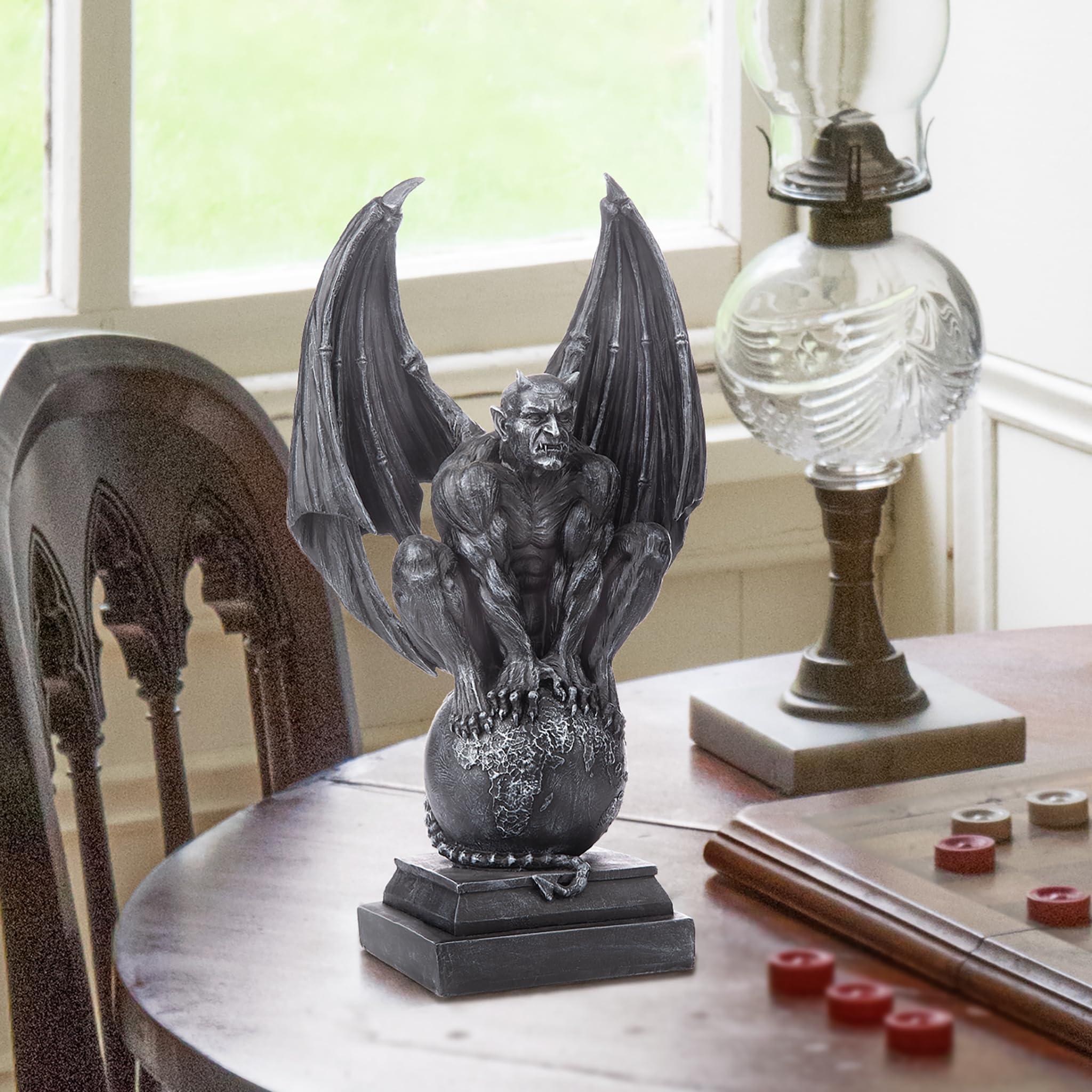 Design Toscano Hellion the Devil Gargoyle Statue 12 Inch - Image 2
