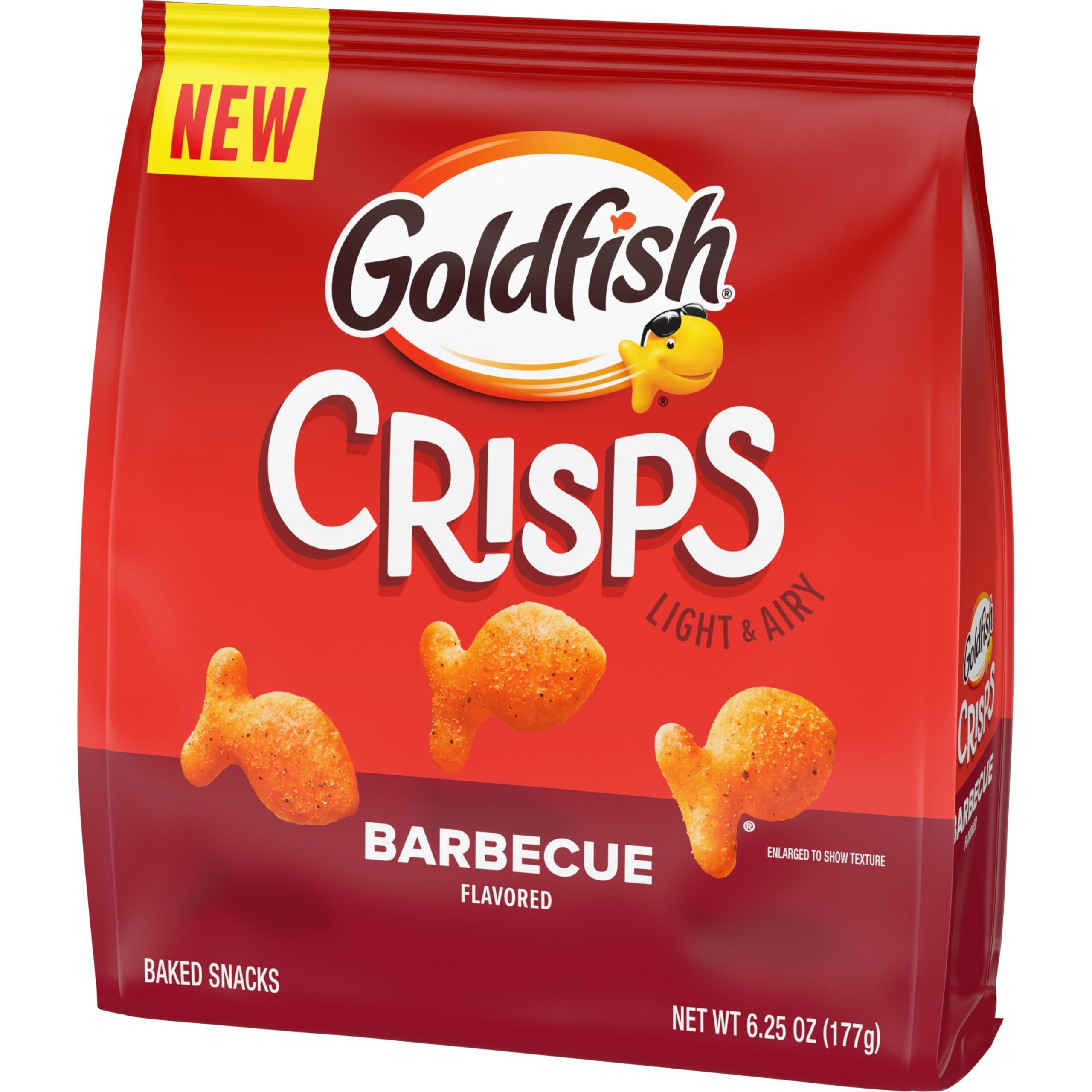 Goldfish Crisps Barbecue Flavored Baked Chip Crackers, 6.25 Oz Bag - Image 6