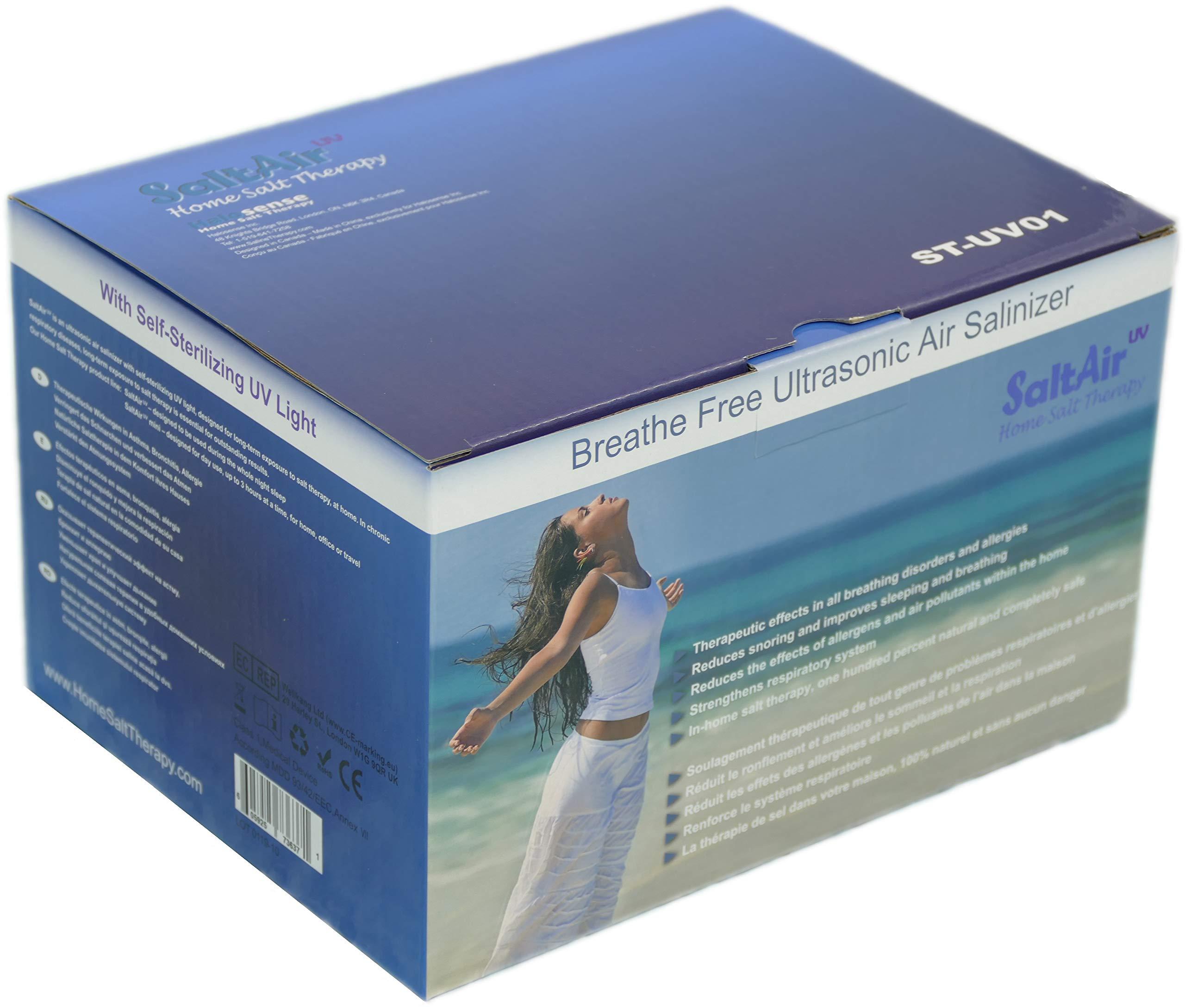 SaltAir - Home Salt Therapy UV - Lot 1221-300 - Helps You Breath and Sleep Better Naturally! - Image 2