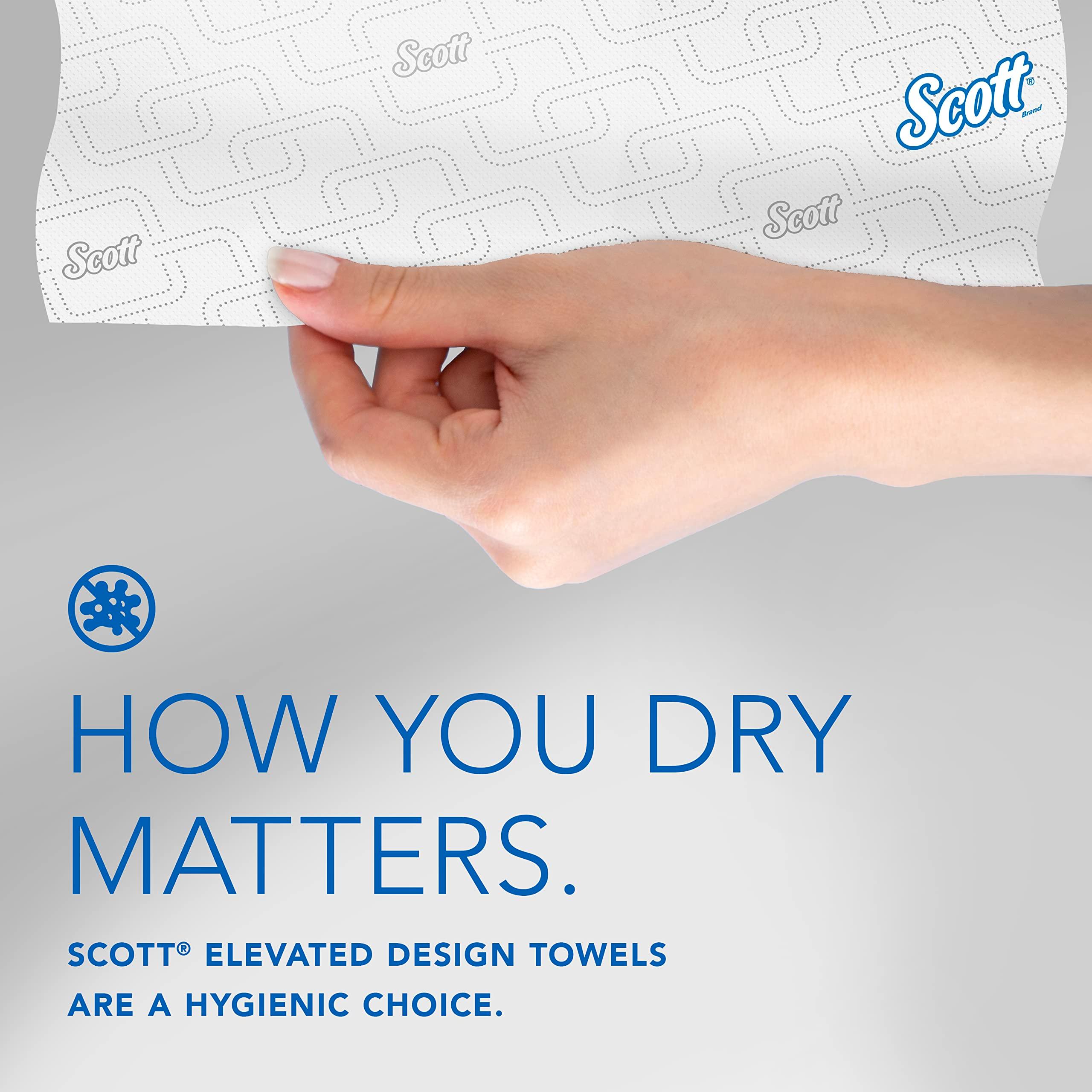 Scott Professional Pro High-Capacity Hard Roll Paper Towels, Bulk (53925), Elevated Design, Absorbency Pockets, White, for ScottBrand Blue Core Dispensers (6 Rolls at 700' Each, 4,200'/Case) - Image 9