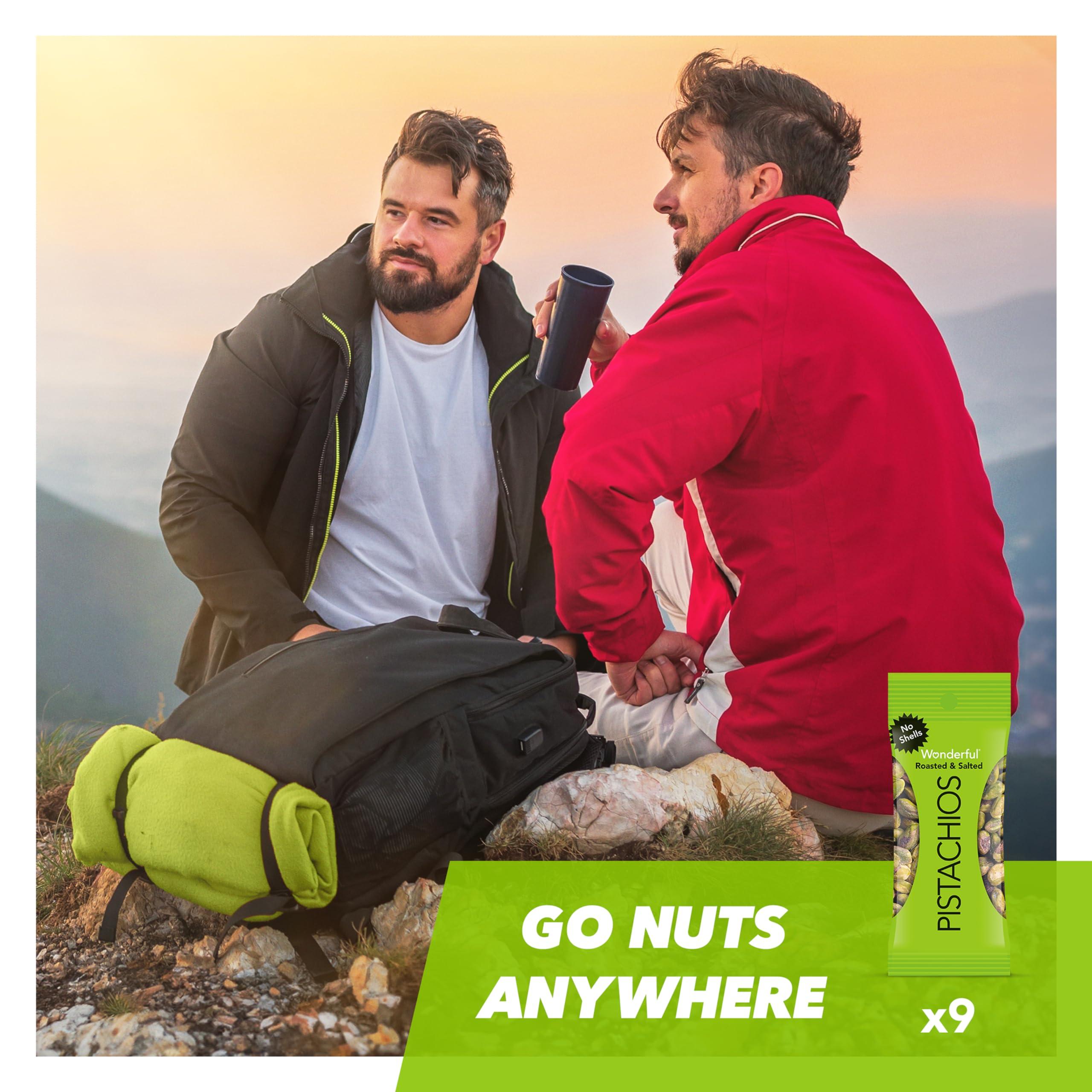 Wonderful Pistachios No Shells, Roasted & Salted Nuts, 0.75 Ounce Bag (Pack of 9), Protein Snacks, Gluten Free, On-the-Go, Individually Wrapped Snacks - Image 5