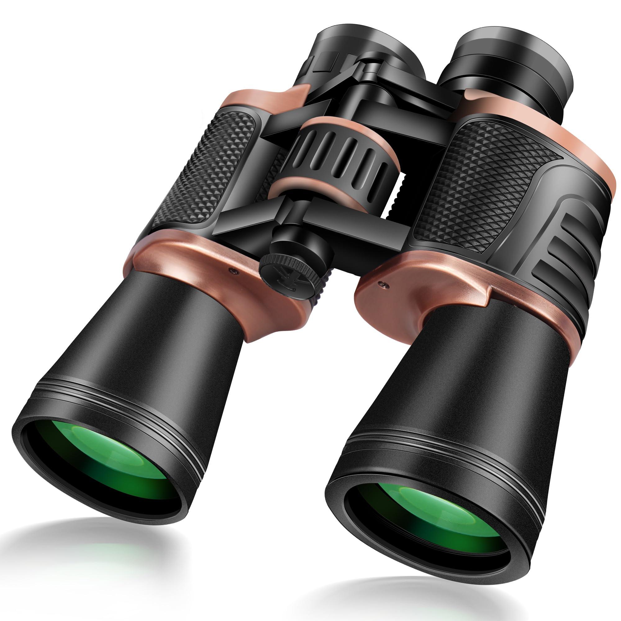 Gaterda 22x50 Binoculars for Adults High Powered, BAK-4 Prism HD FMC, Professional Waterproof Binoculars for Bird Watching, Hunting, Travel with Carrying Bag