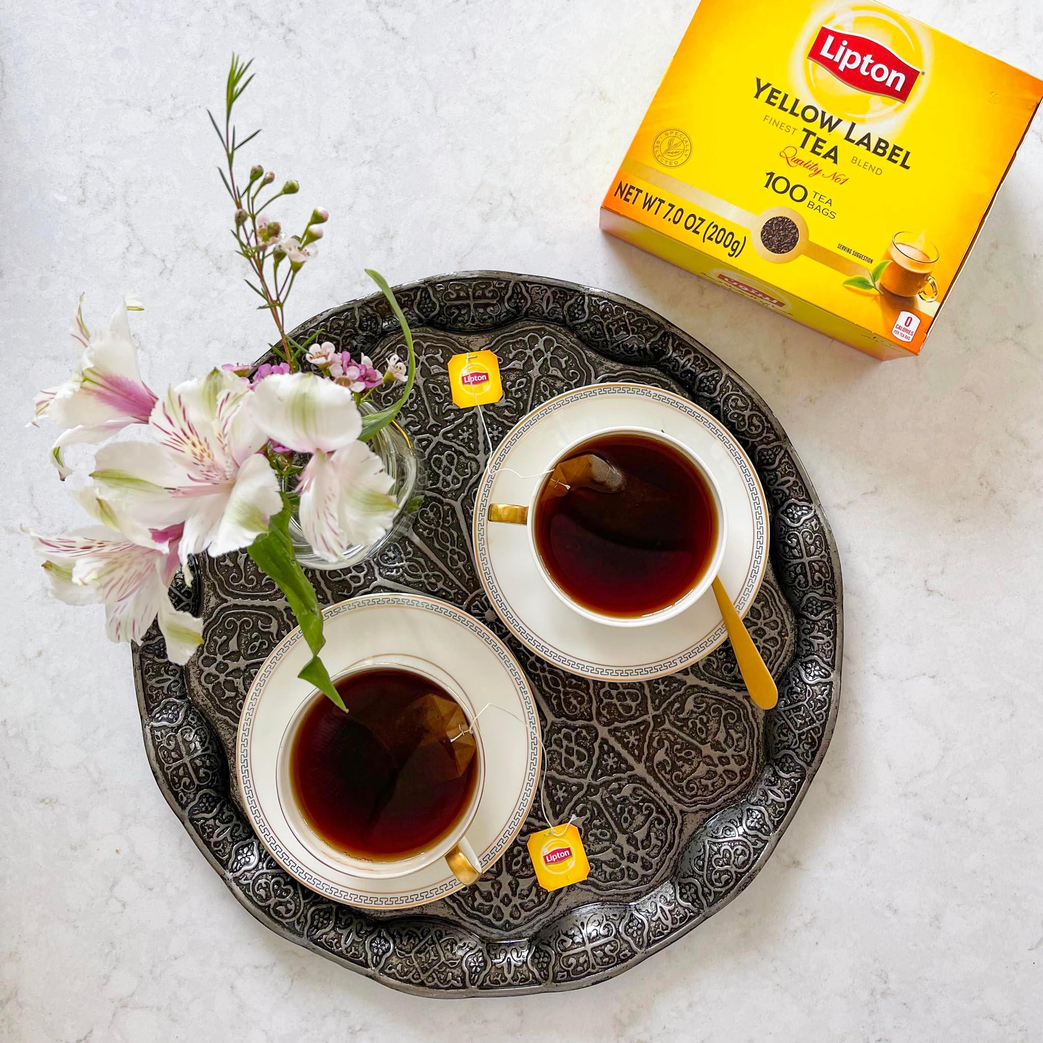 Lipton Yellow Label Tea | International Blend | Lipton Tea Bags |Black Tea| Premium Quality | 200 Grams (Pack of 1) - Image 5