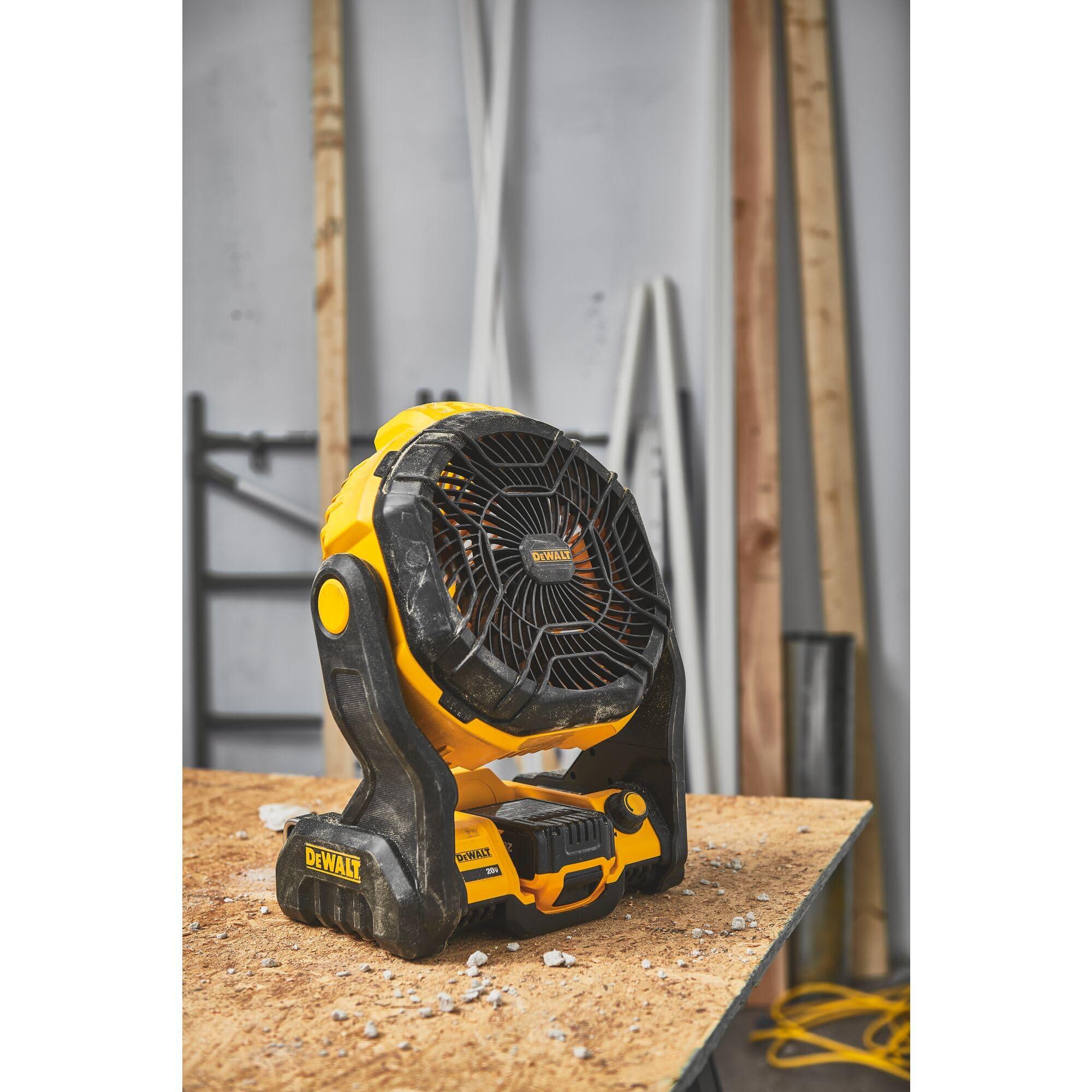 DEWALT 20V MAX Jobsite Fan, Cordless, Portable, Bare Tool Only (DCE512B) - Image 2