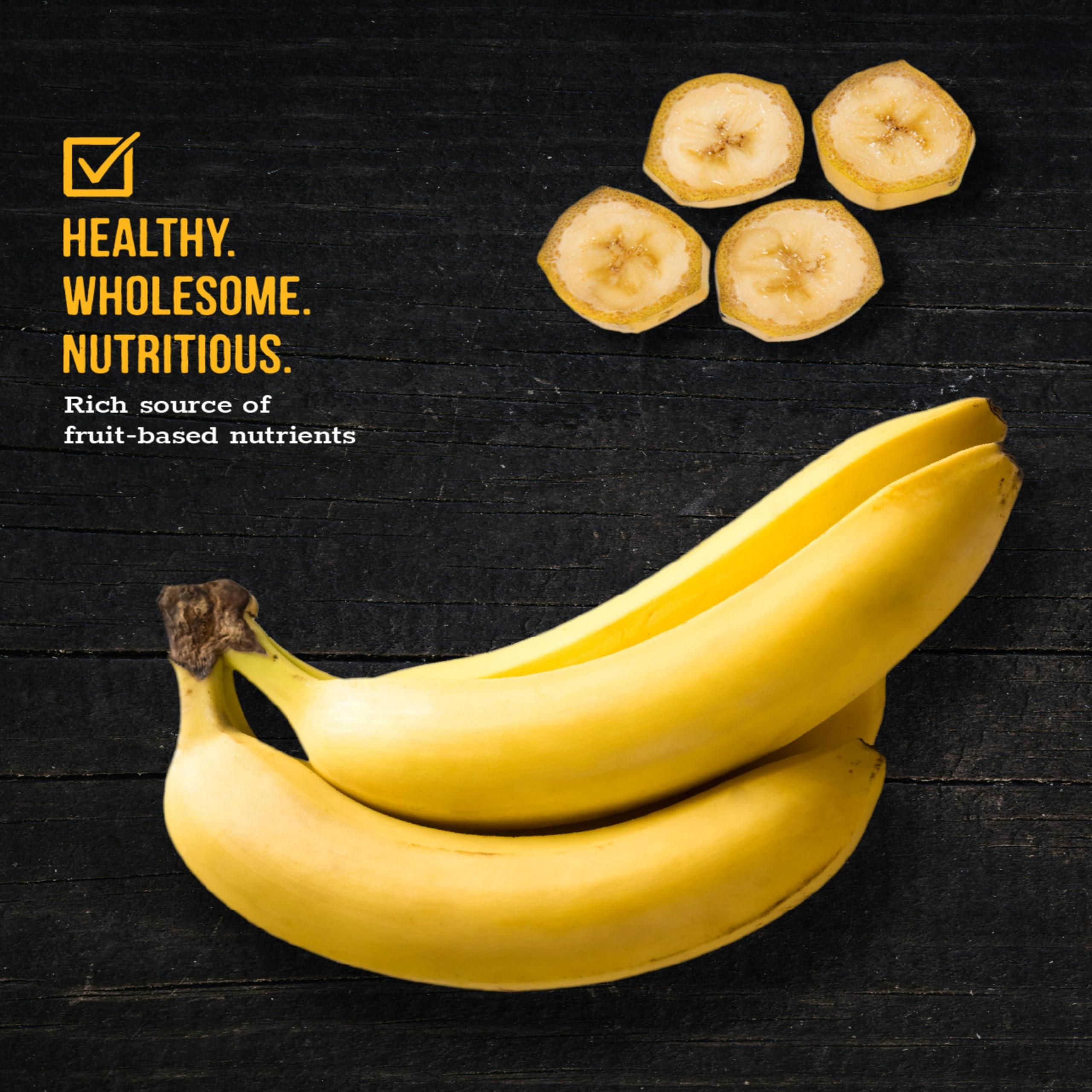 Wholesome Pride Banana Bites Dog Treats, 2 Ingredients – Bananas & Coconut Oil, Grain-Free, 16oz - Image 3