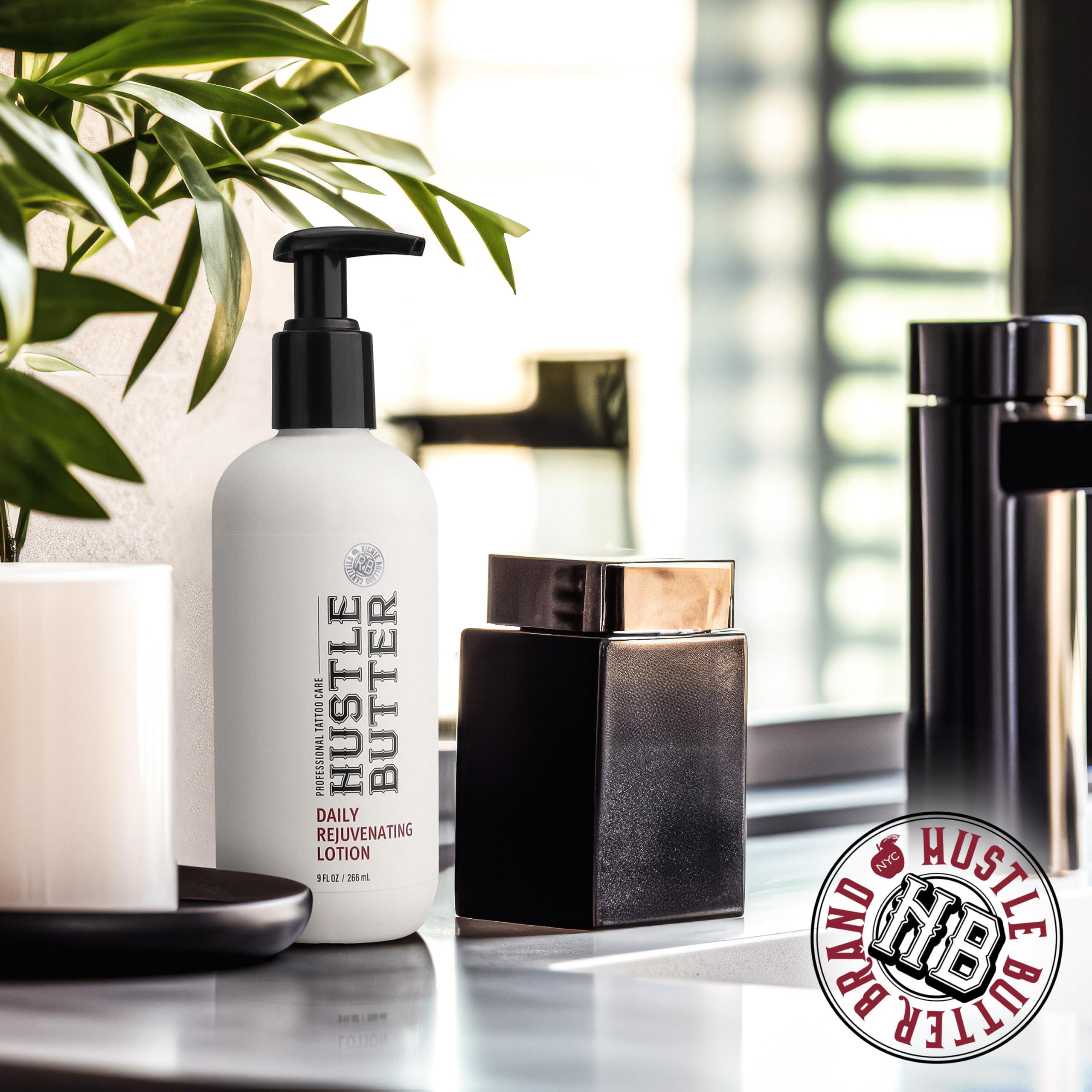 Hustle Butter Tattoo Aftercare - Daily Moisturizing Lotion - Naturally Derived Vegan Cruelty Free - Everyday All Over Use for Tattoos - 9 fl oz - Image 5