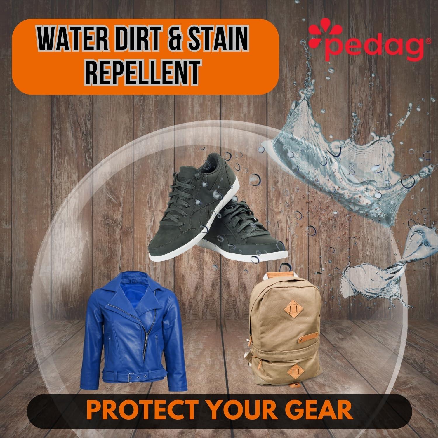 Pedag PFAS-Free Waterproofer | German Made | Heavy Duty Waterproof and Stain Repellent | Canvas & Fabric Spray Protector | Waterproofing Spray and Guard for Boots, Shoes, Tents, Hats, Jackets | 1 Can - Image 6
