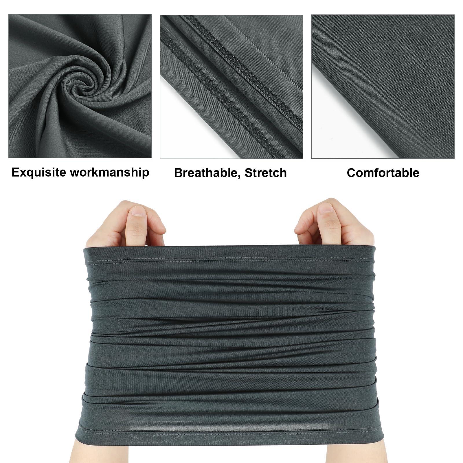 Geyoga 6 Pieces Summer UV Protection Cooling Neck Gaiter Face Clothing Neck Gaiter Mask Scarf Sunscreen Breathable Bandana - Image 5