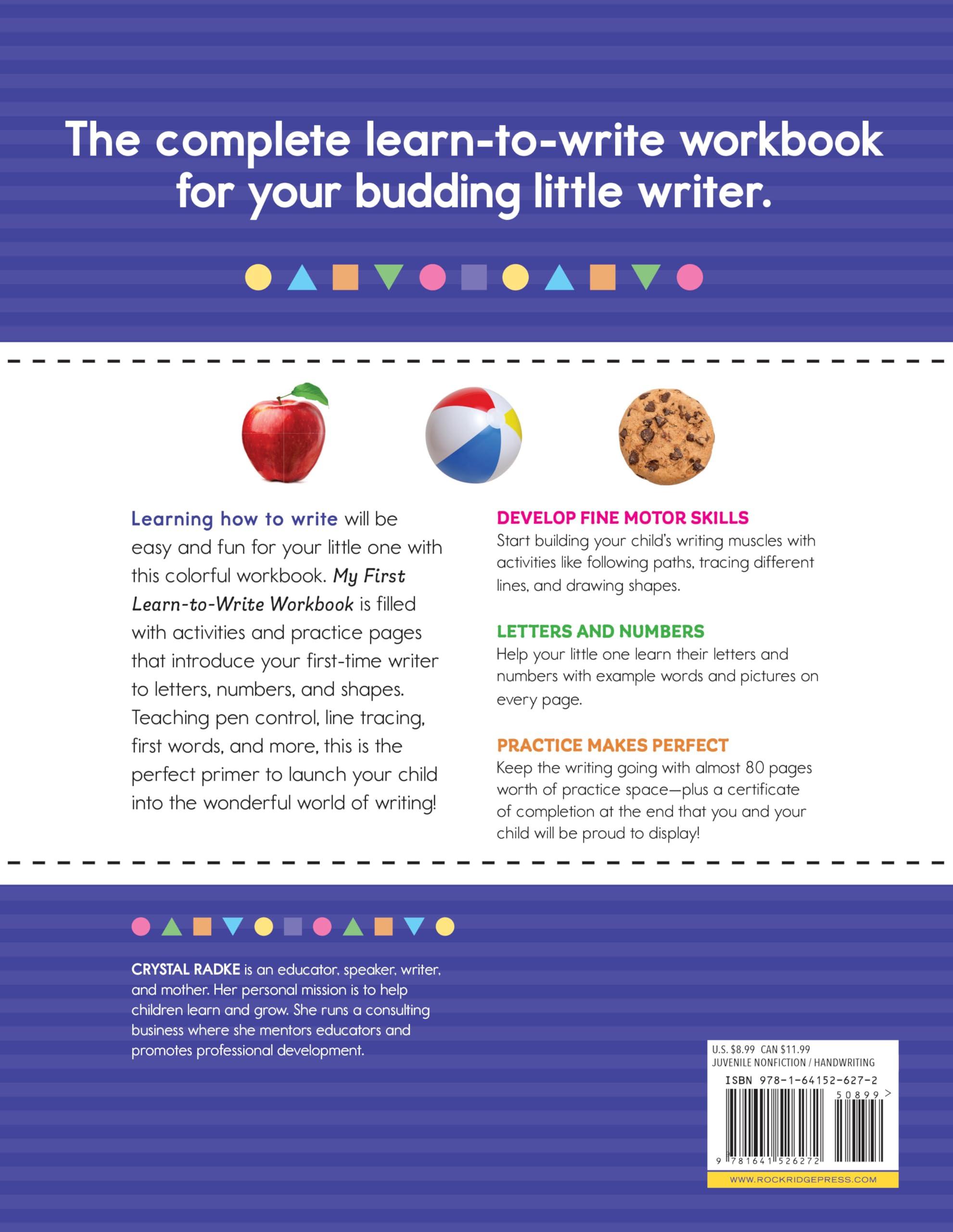 My First Learn-to-Write Workbook: Practice for Kids with Pen Control, Line Tracing, Letters, and More! - Image 2