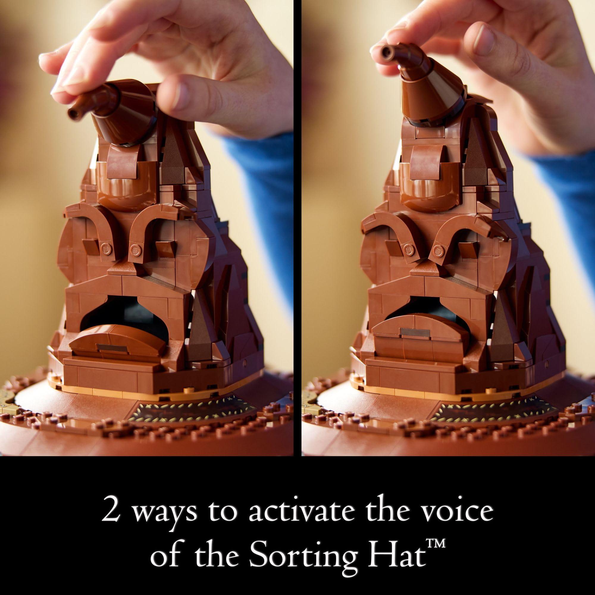 LEGO Harry Potter Talking Sorting Hat W/ 31 Voices - Harry Potter Building Set - Gift Idea for Adults, Women & Men, 18+ - 76429 - Image 3