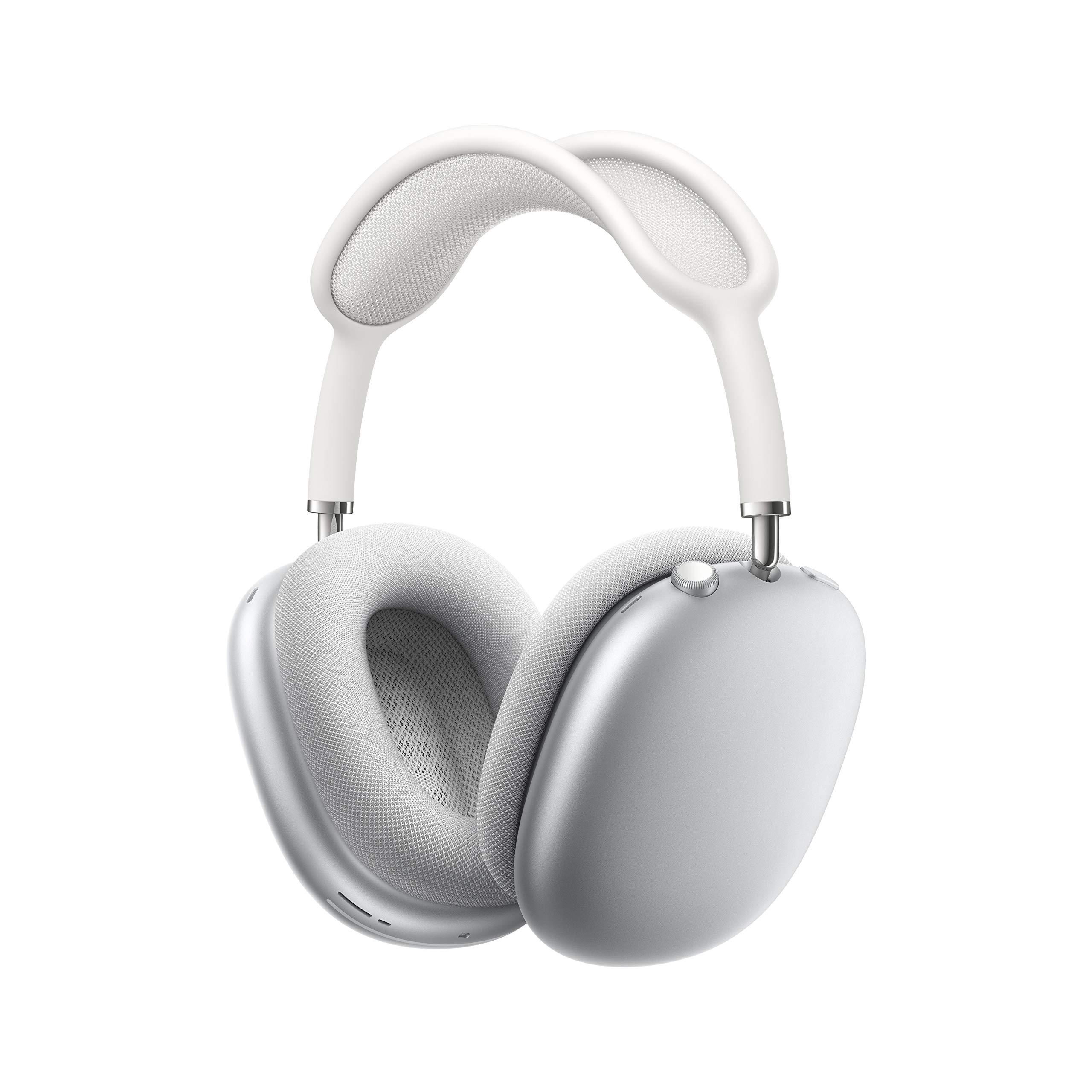 Apple AirPods Max Wireless Over-Ear Headphones, Active Noise Cancelling, Transparency Mode, Personalized Spatial Audio, Dolby Atmos, Bluetooth Headphones for iPhone – Silver - Image 2