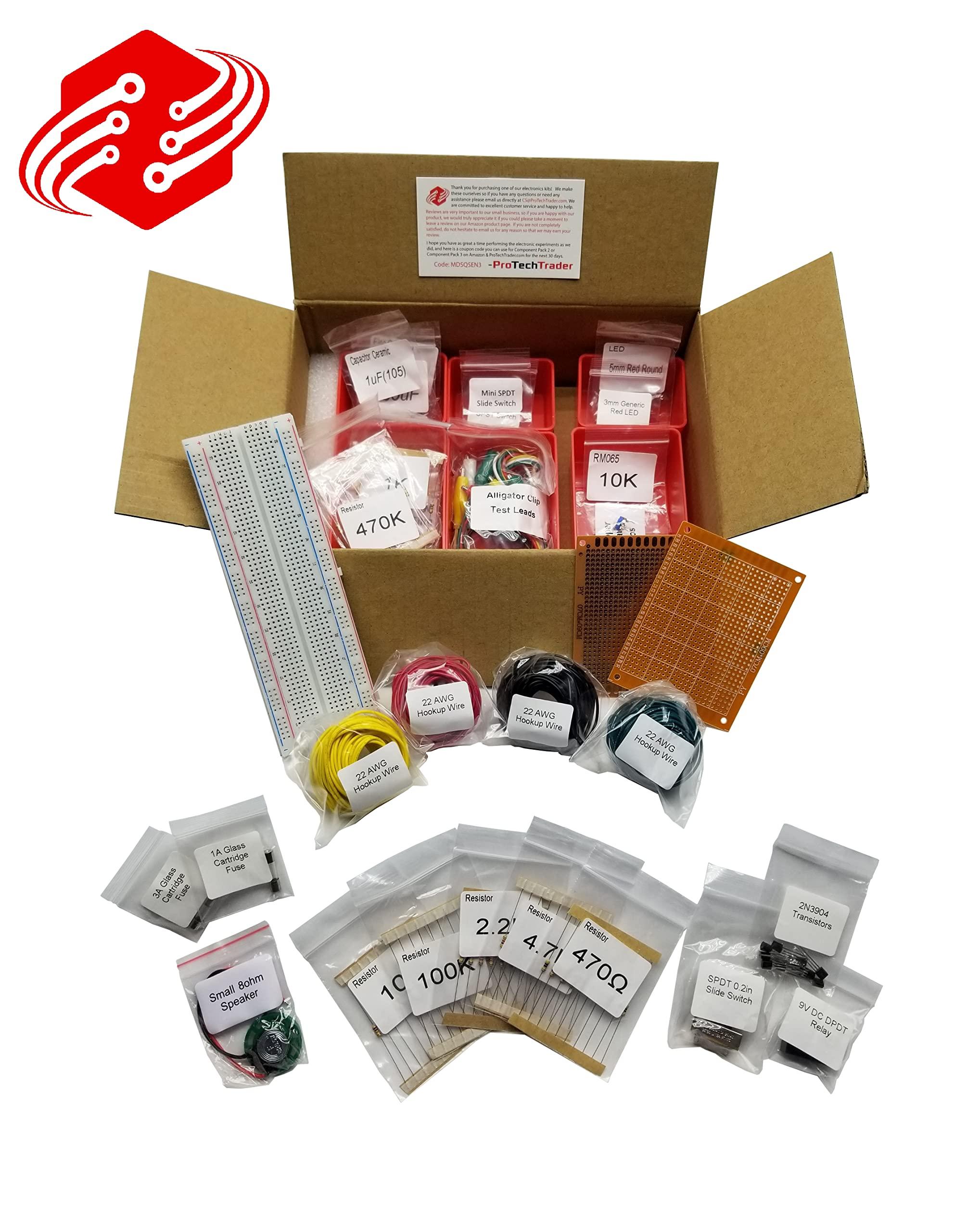 Make: Electronics 3rd Ed Kit 1 Economy - Beginner, Intermediate, & Advanced (Teen - Adult) Component Pack for The Experiments in Make: Electronics 3rd Ed by Charles Platt - Covers Sections 1-3 - Image 4