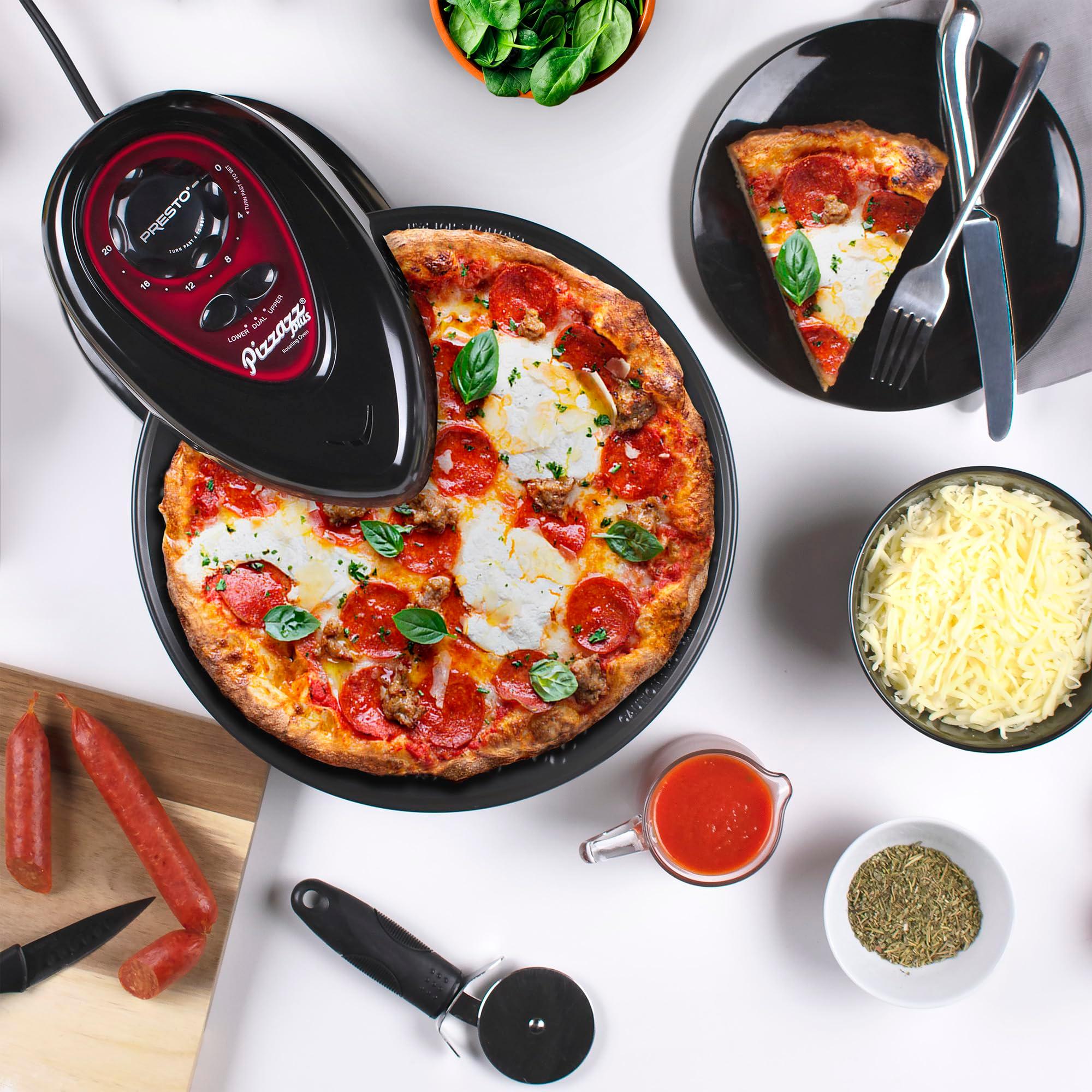 Presto 03430 Pizzazz Plus Rotating Oven, Black - Image 2