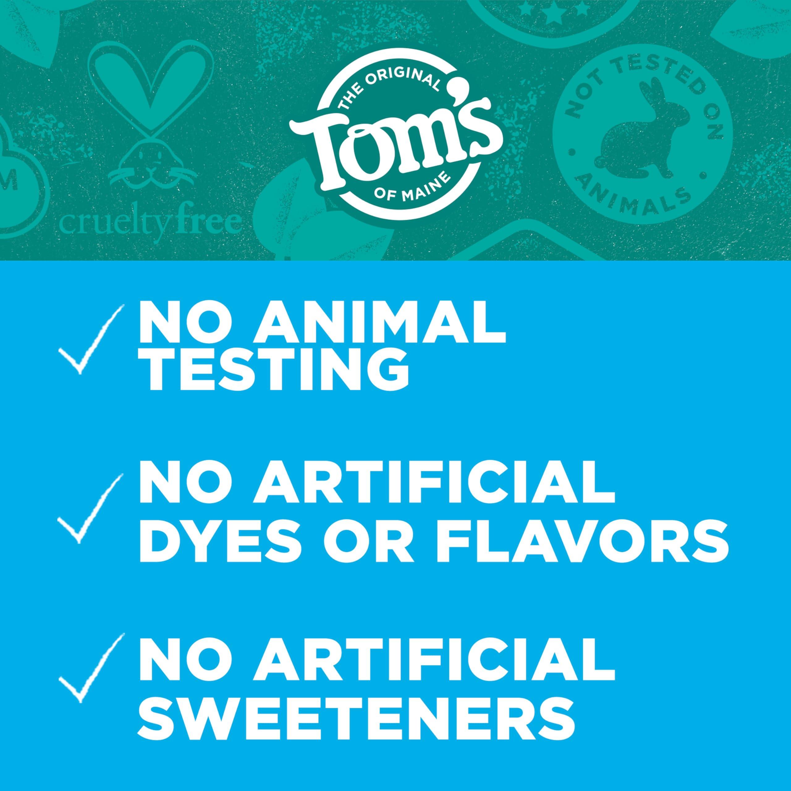 Tom's of Maine Fluoride-Free Rapid Relief Sensitive Toothpaste, Fresh Mint, 4 oz. 3-Pack (Packaging May Vary) - Image 6