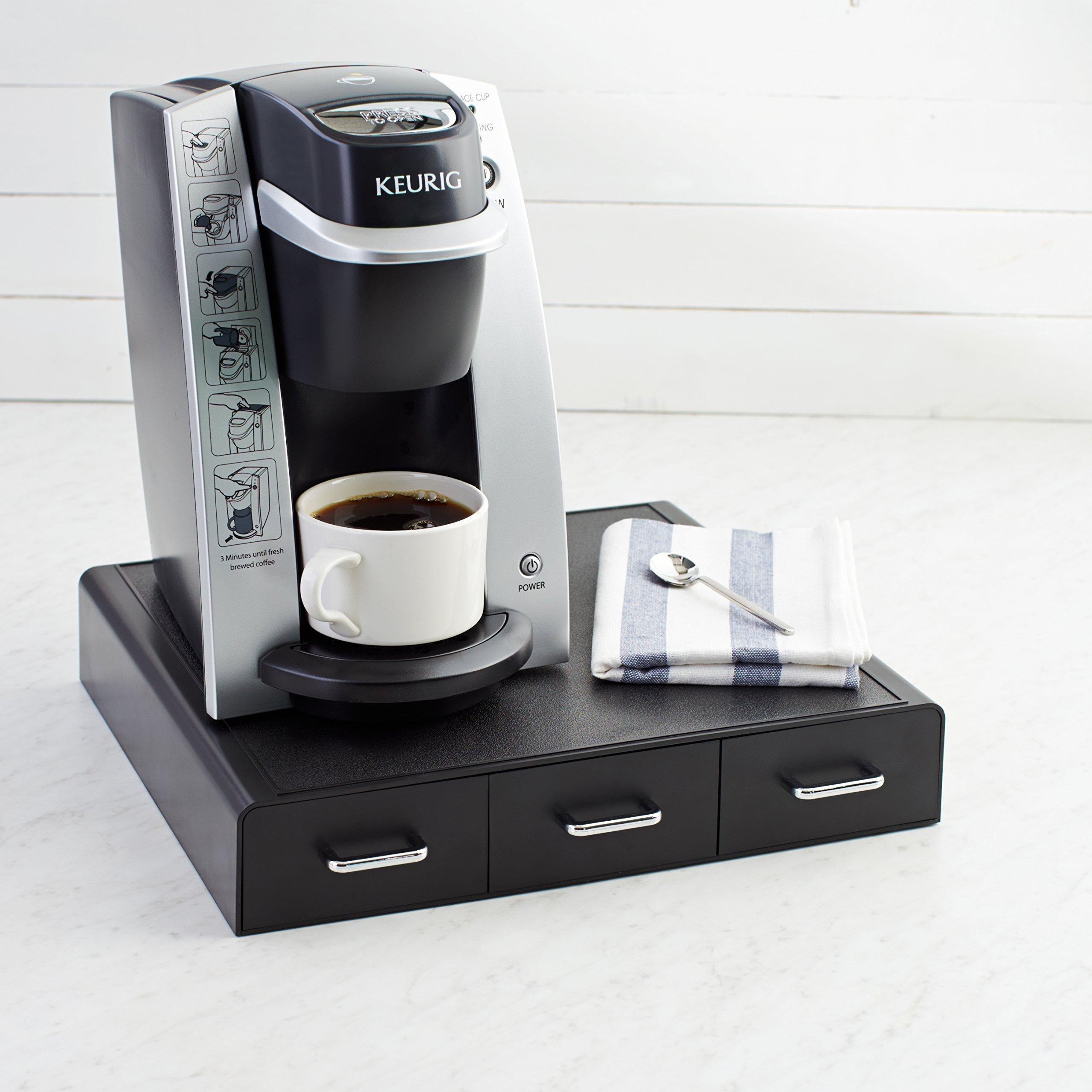 Amazon Basics Coffee Pod Storage Organizer Drawer for K-Cup Pods, 36 Pod Capacity, Black - Image 2