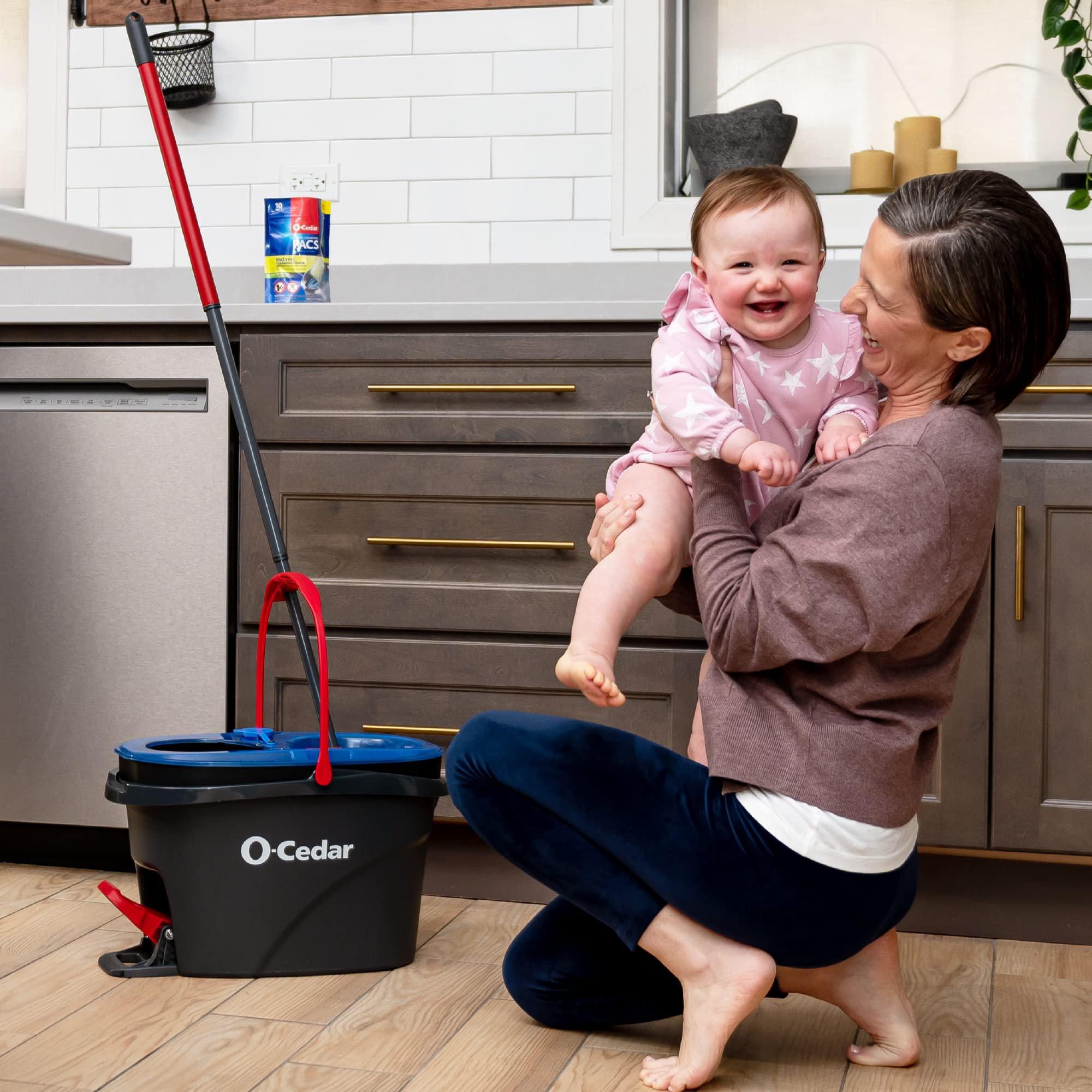 O-Cedar RinseClean Spin Mop & Bucket System | Clean with Clean Water | Removes 99% of Bacteria - Image 8