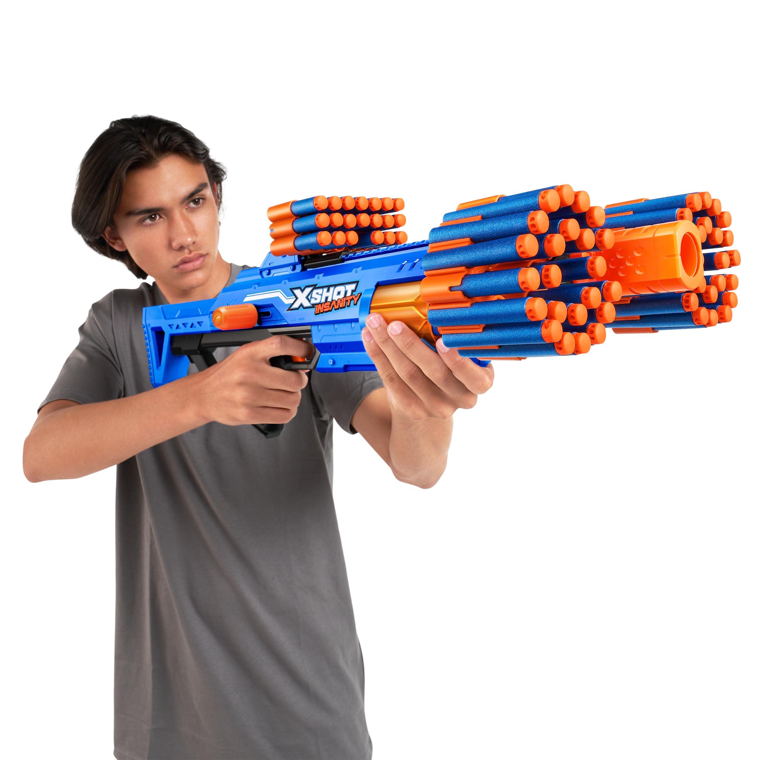 XSHOT Insanity Bezerko by ZURU - 48 Dart Outdoor Toy with Air Pocket Technology and Storage for Boys, Girls, Teens and Adults - Image 5