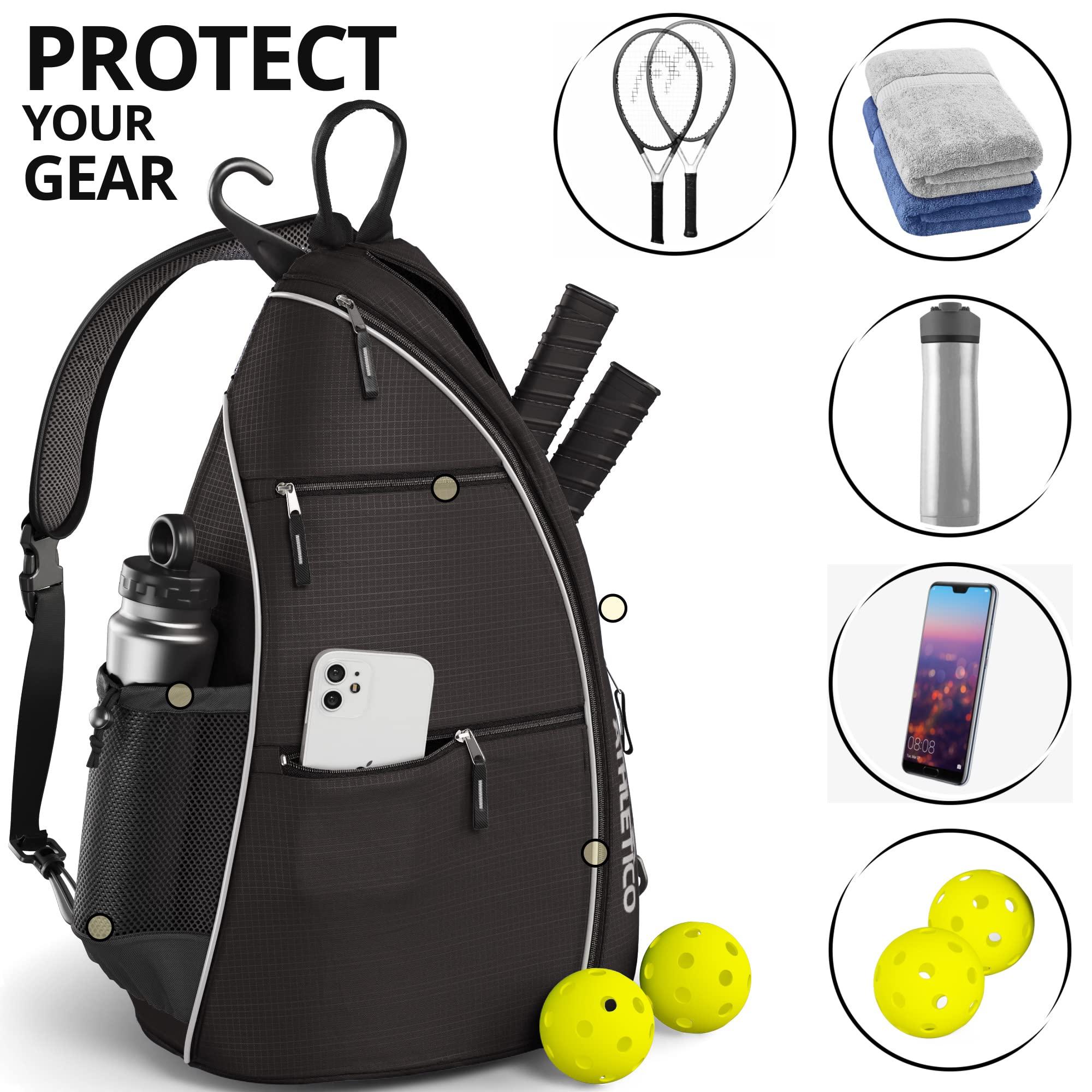 Athletico Sling Bag - Crossbody Backpack for Pickleball, Tennis, Racketball, and Travel for Men and Women - Image 4