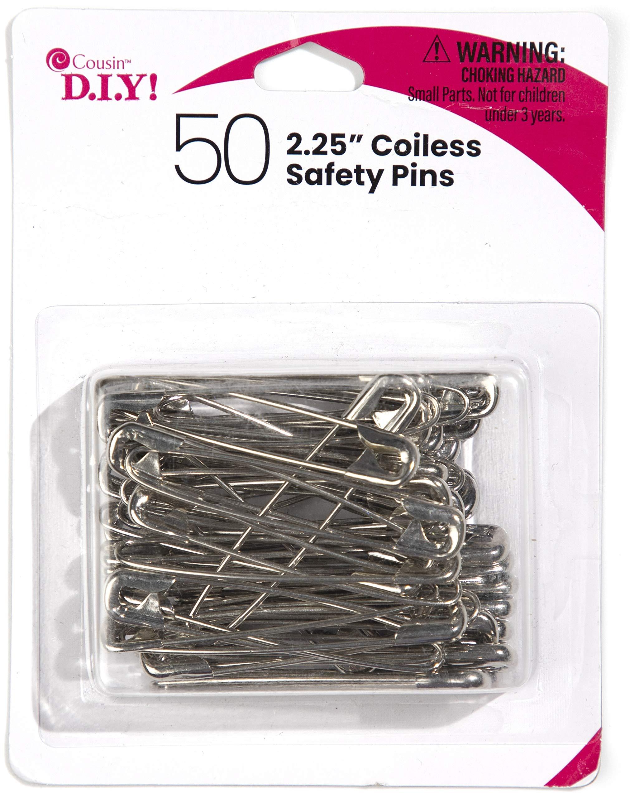 COUSIN CORPORATION Nickel Coiless Safety Pins