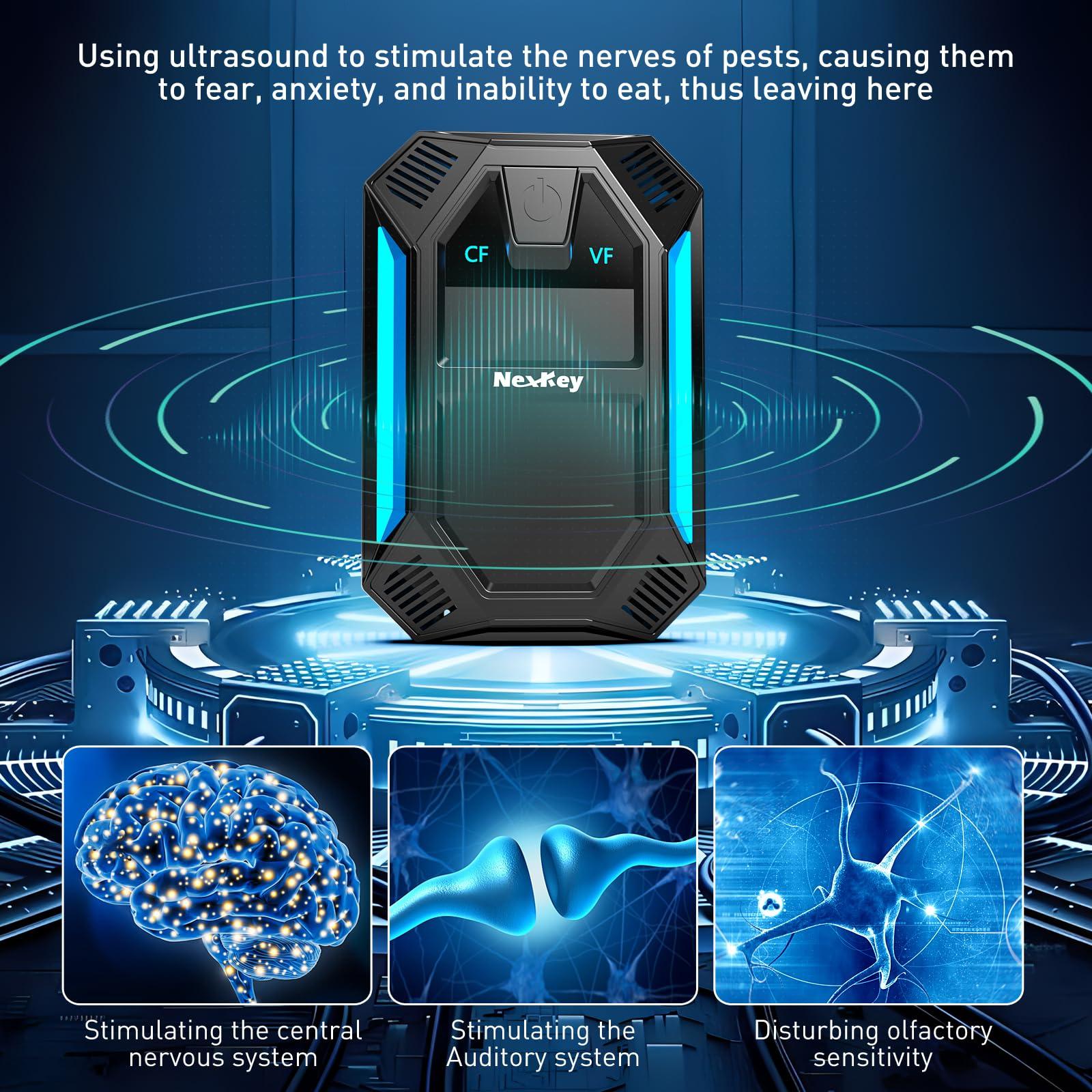 2025 Upgraded Version Ultrasonic Pest & Insect Repeller, Ultrasonic Repellent for Roach, Rodent, Mouse, Bugs, Mosquito, Mice, Spider, Ant,Electronic Plug in Pest Control,2 Mode Switching,6 Packs - Image 3