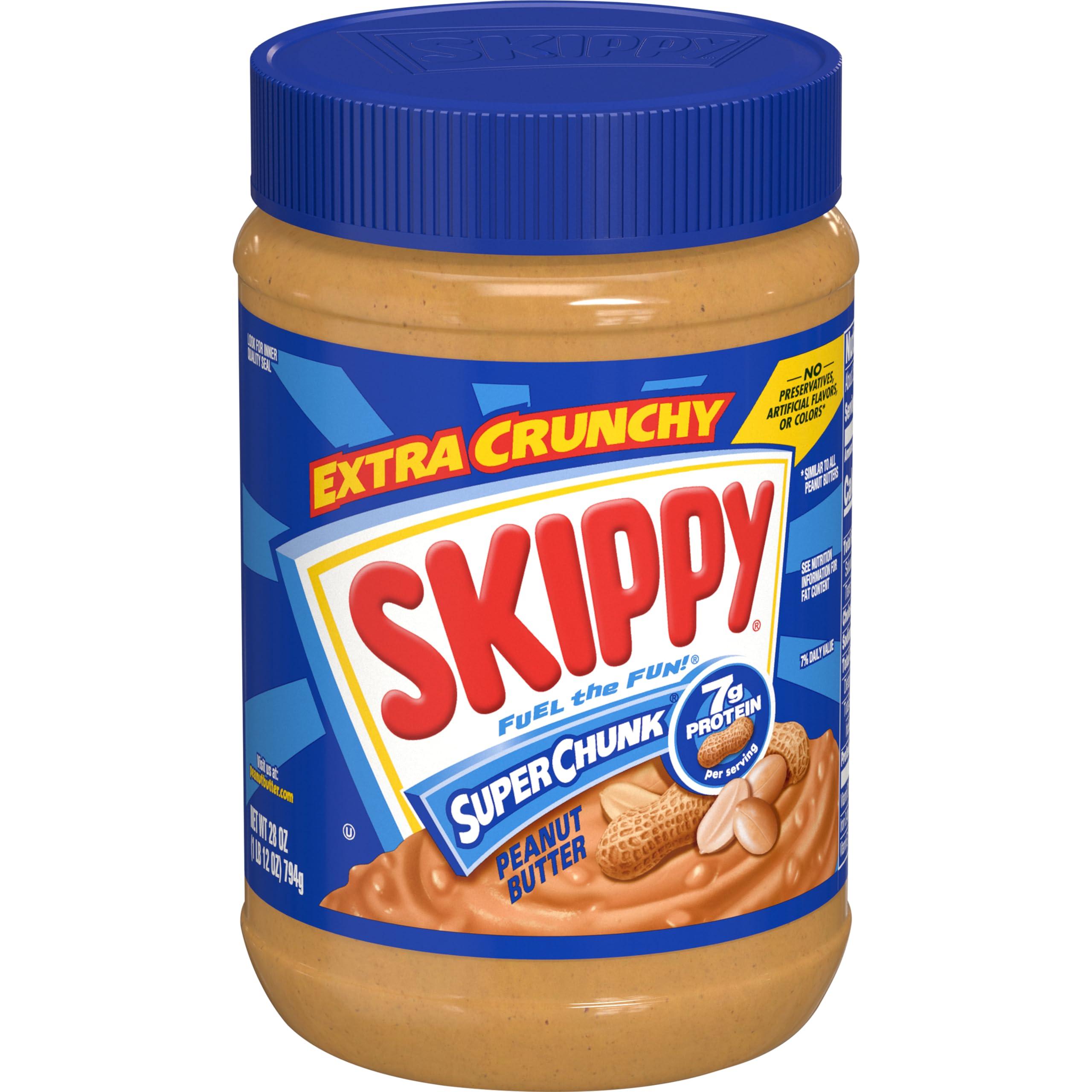 SKIPPY SUPER CHUNK Peanut Butter, 28 oz - Image 1