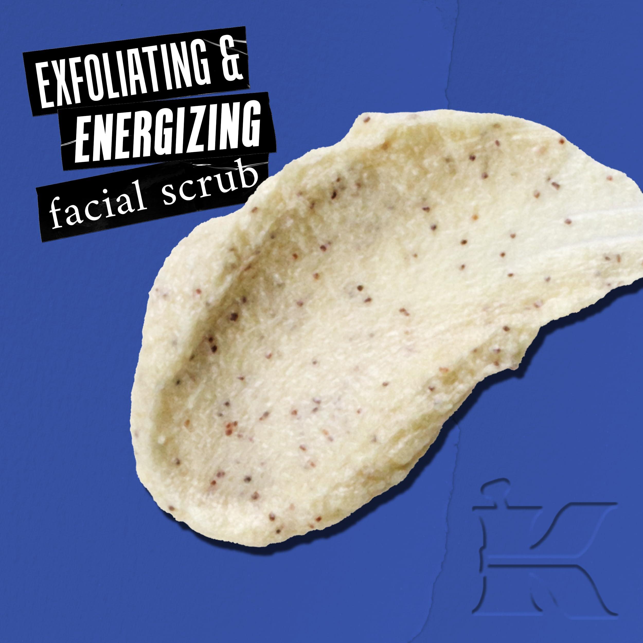 Kiehl's Facial Fuel Exfoliating Face Scrub, Facial Cleanser for Men, Smooths Skin & Removes Dead Skin, Dirt & Oil, Helps Soften Tough Facial Hair, with Caffeine, Menthol, Vitamin E & Citrus Extracts - Image 2