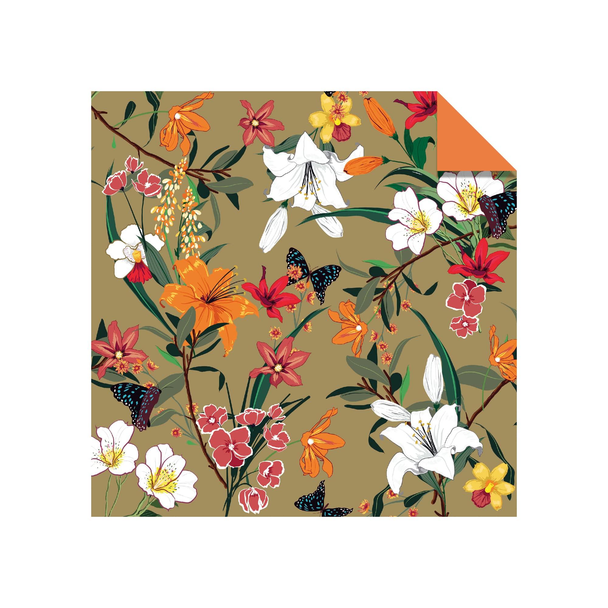 Origami Paper 500 sheets Flower Patterns 6" (15 cm): Tuttle Origami Paper: Double-Sided Origami Sheets Printed with 12 Different Patterns (Instructions for 6 Projects Included) - Image 9