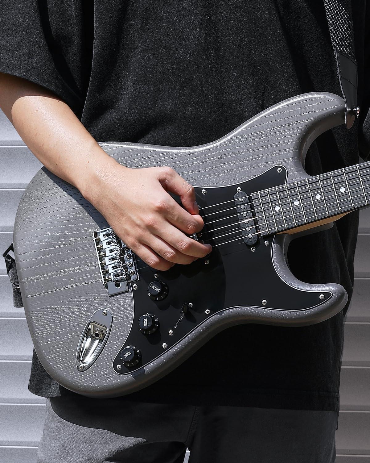DONNER DST-80 Electric Guitar 39” Beginner Electric Guitar Kit with Amp, Classic SSS Pickup Complete with Gig Bag, Tuner, Capo, Strap, Picks, and Free Online Lessons - Image 7