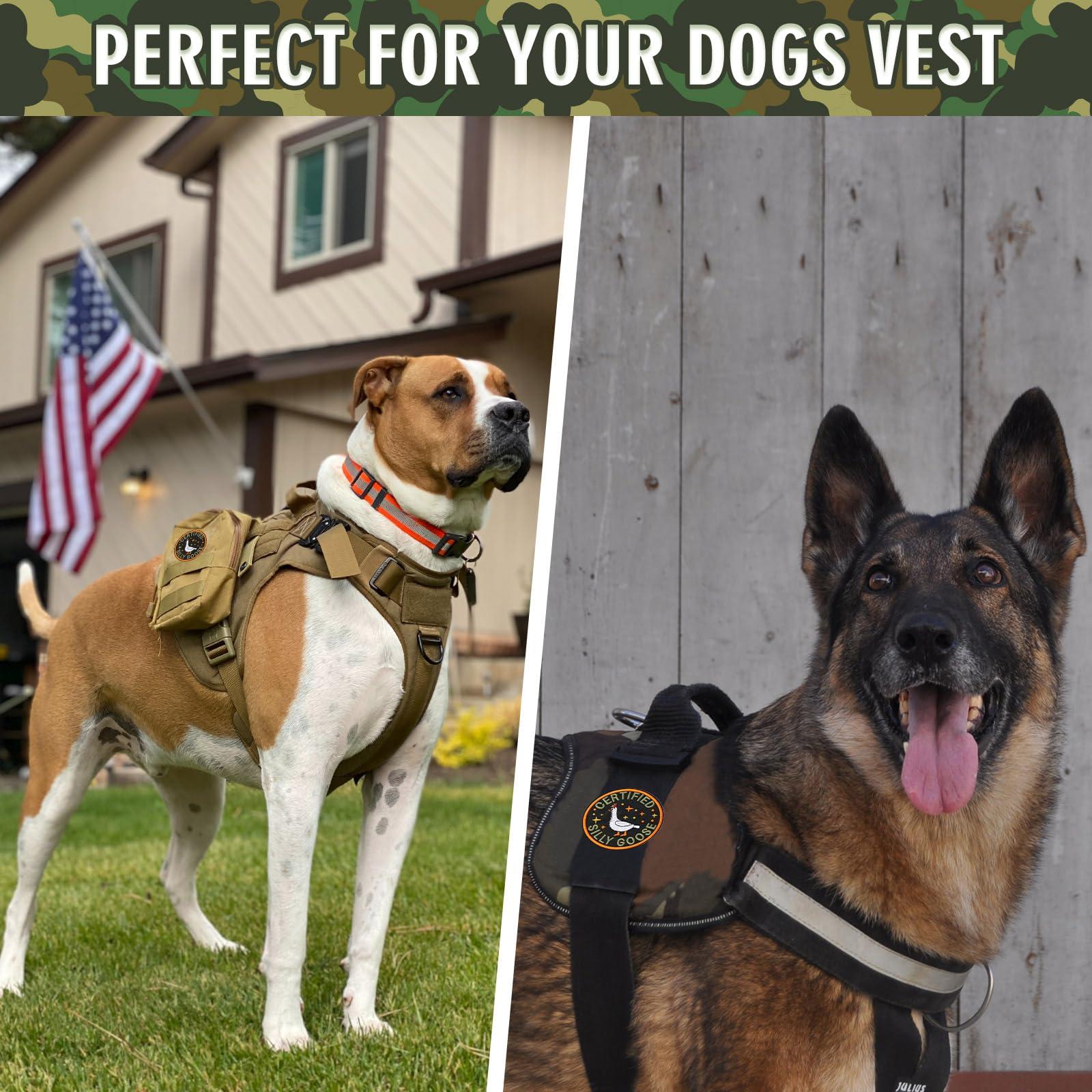 XMJY Funny Goose Hook and Loop Patch, Colorful Embroidered Patch, Cute Animal Meme Morale Patch, DIY Applique Accessories for Backpacks, Dog Harnesses, Army Vests, Gym Bags, Hats, Helmets - Image 4
