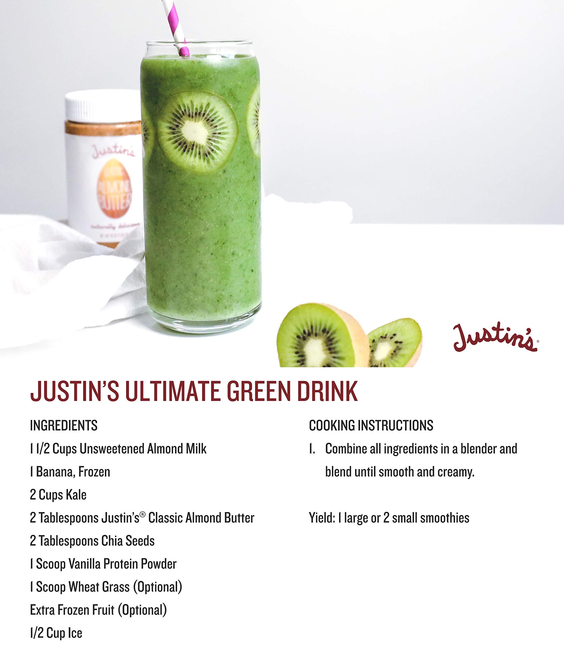 Justin's Classic Almond Butter, Only Two Ingredients, No Stir, Gluten-free, Non-GMO, Keto-friendly, Responsibly Sourced, 16 Ounce Jar, Pack of 1 - Image 12