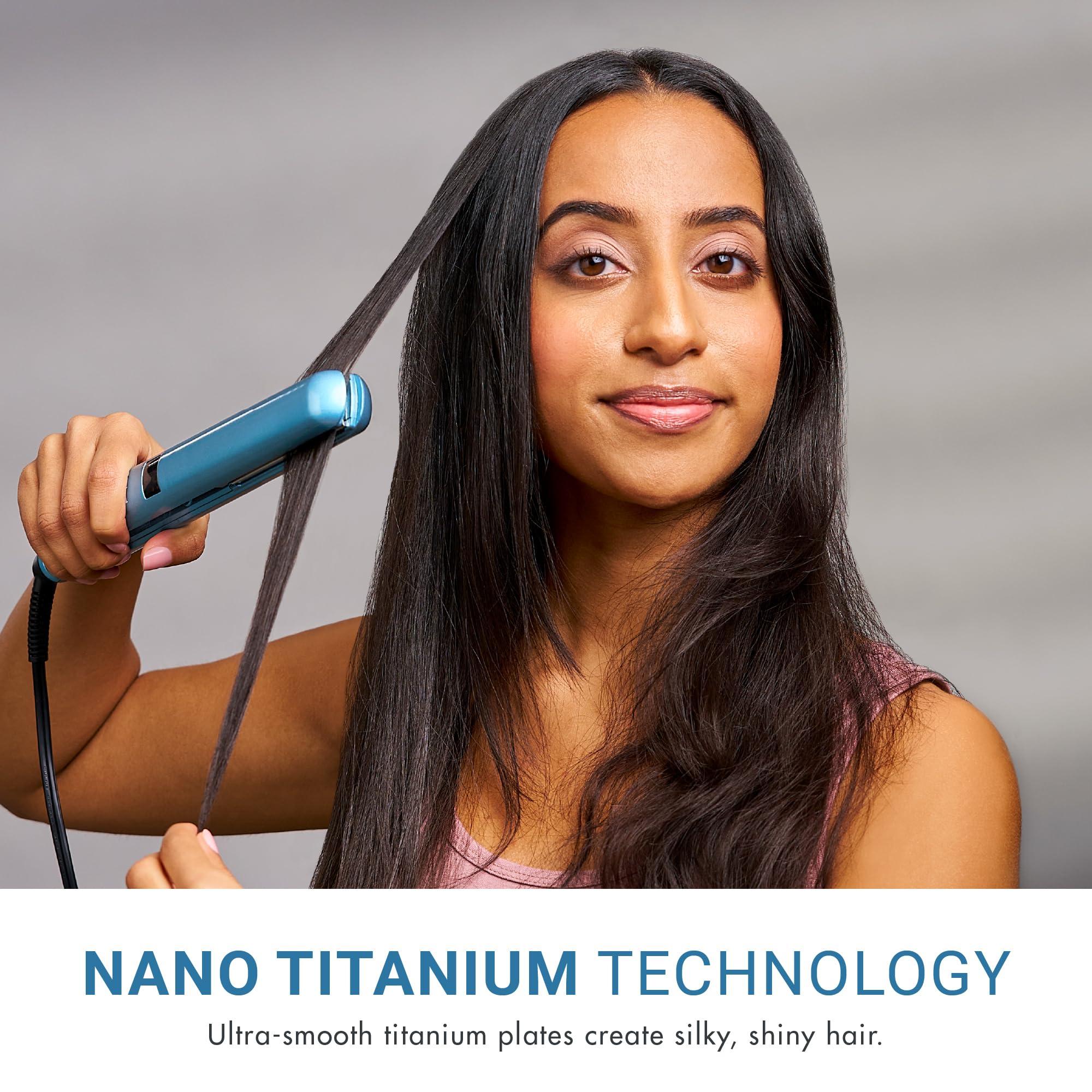 BaBylissPRO Nano Titanium Flat Iron Hair Straightener, Digital Flat Iron for Pro Salon Results, Styling Tool for All Hair Types - Image 2