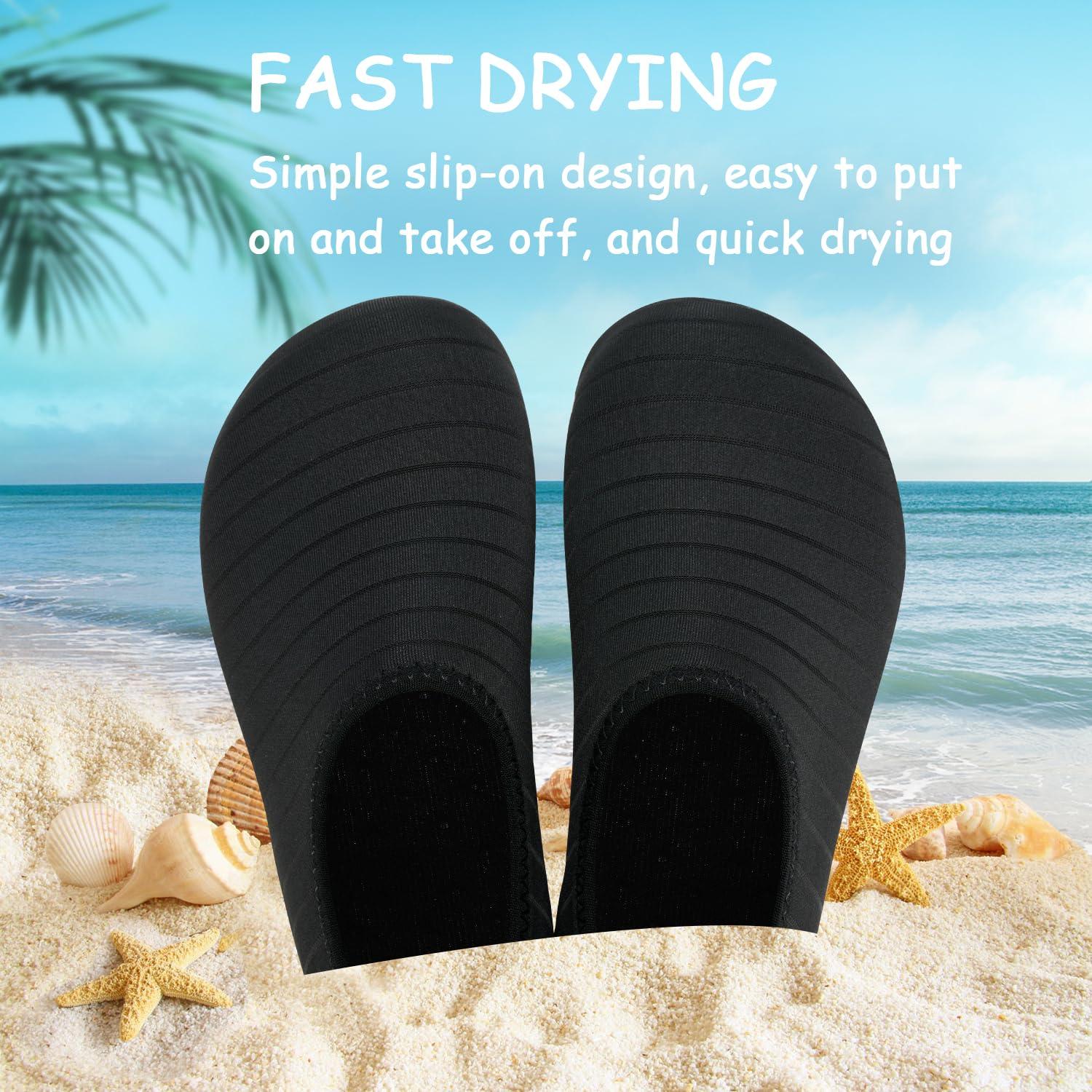 ANLUKE Kids Boys Girls Water Shoes Barefoot Aqua Socks Fast Dry Beach Swim Outdoor Sports Shoes for Toddler - Image 5