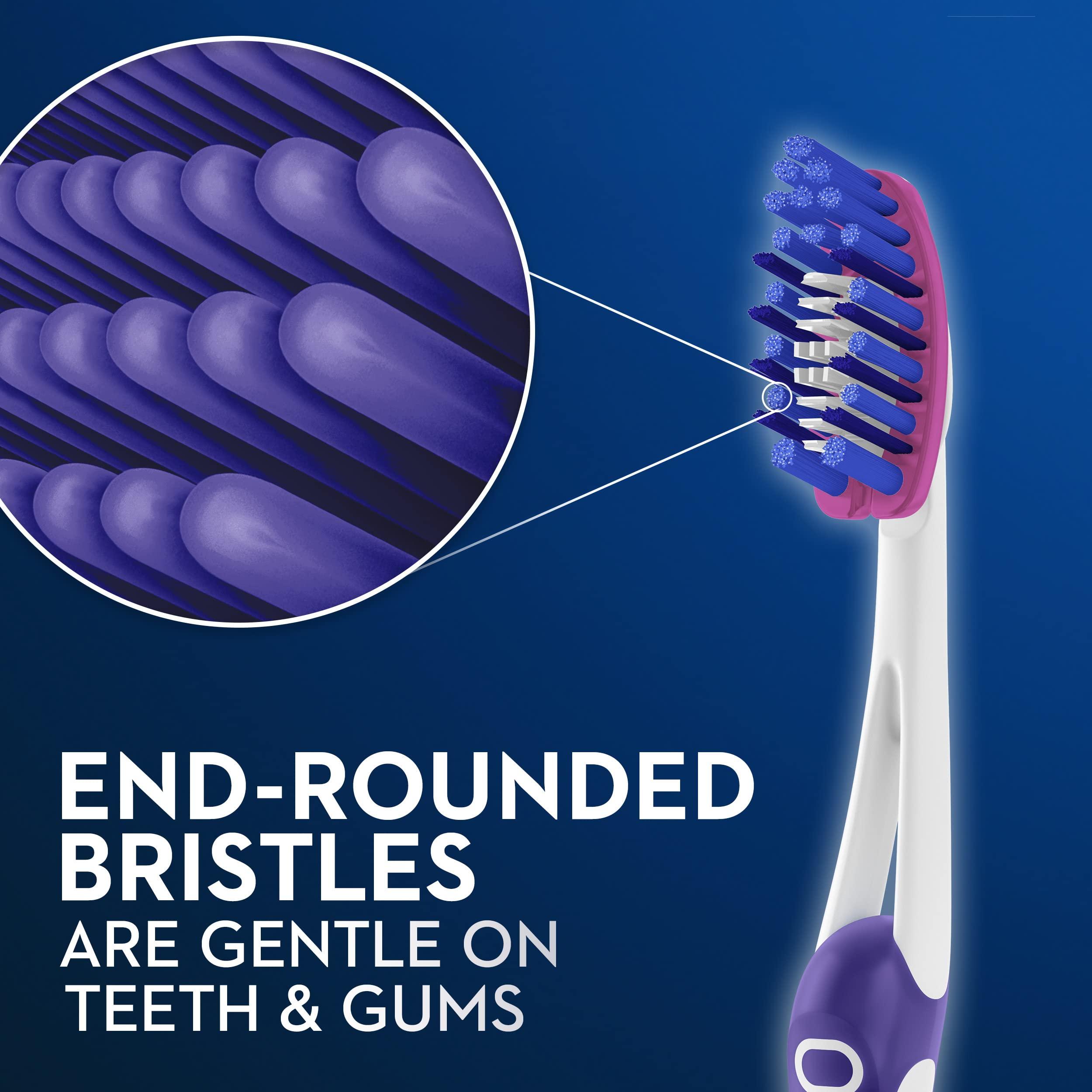 Oral-B 3D White Luxe Pro-Flex 38 Medium Manual Toothbrush Twin Pack (Packaging May Vary), 2 Count - Image 3