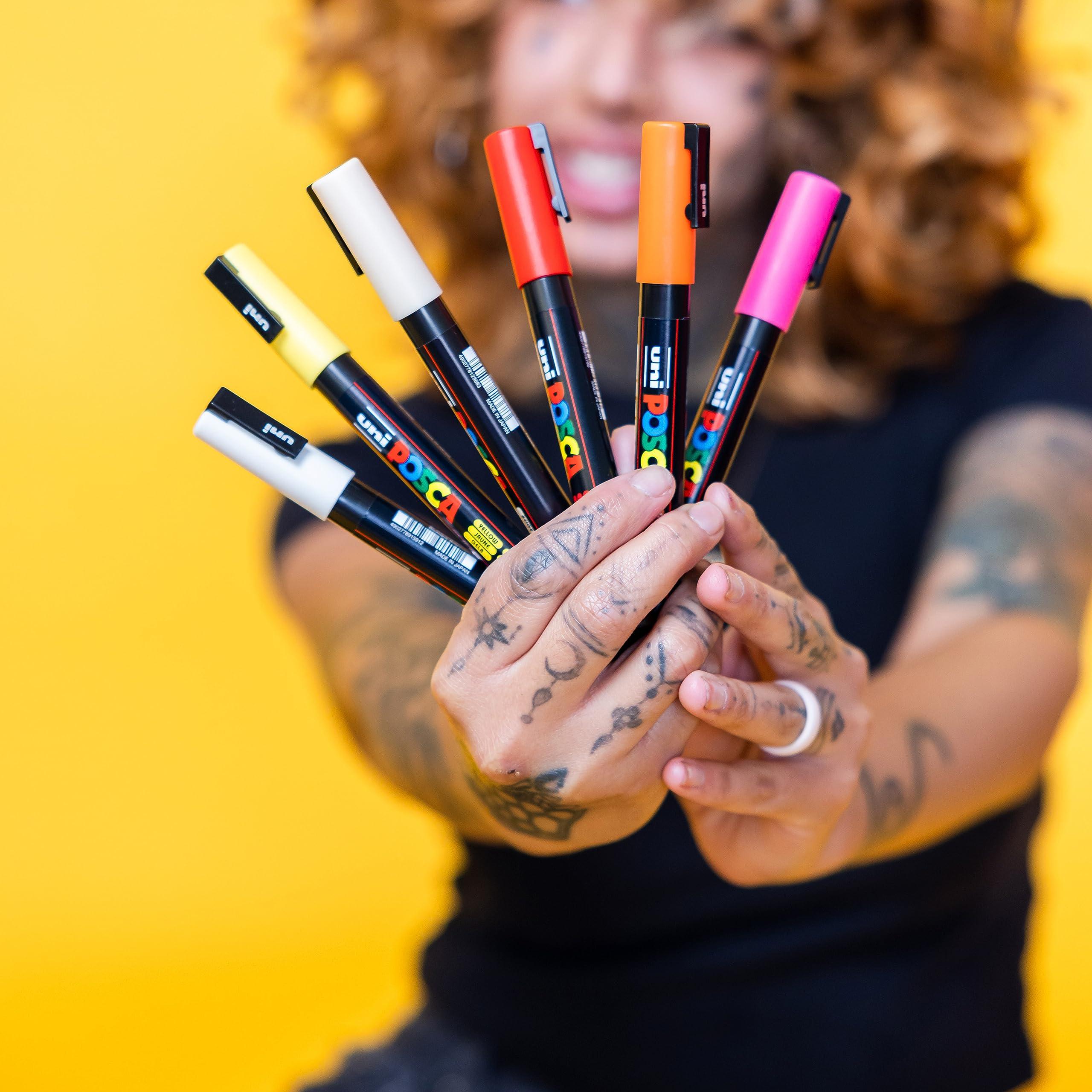 POSCA 8-Color Paint Marker Set, PC-5M Medium - Image 7