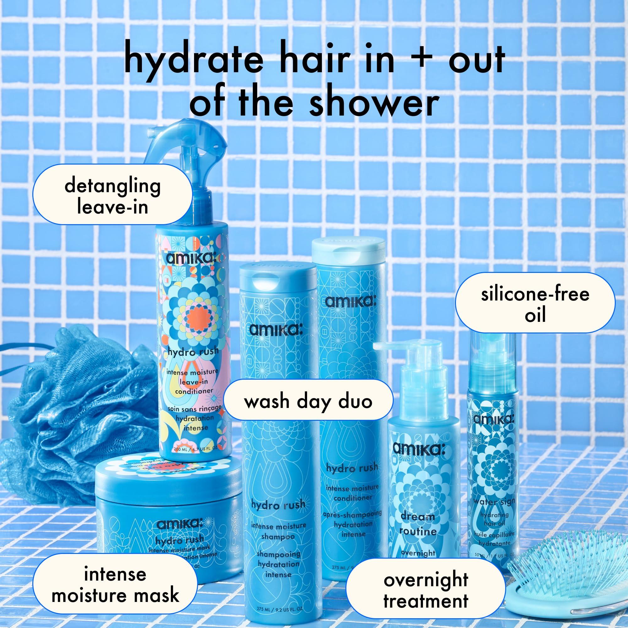 amika hydro rush intense moisture shampoo with hyaluronic acid - Image 6