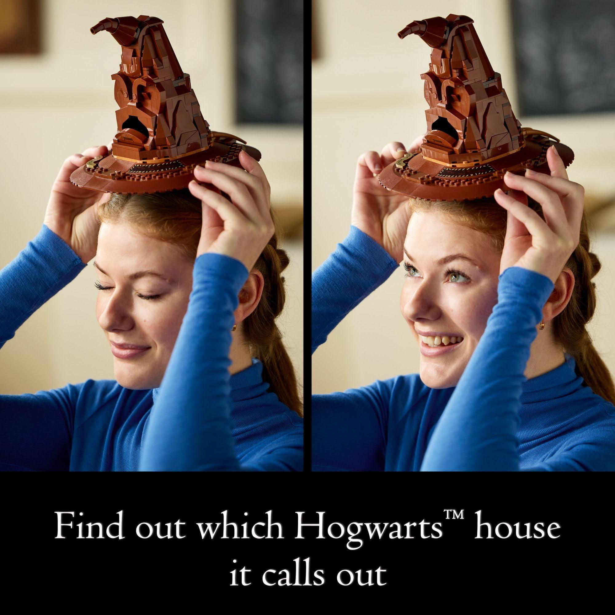 LEGO Harry Potter Talking Sorting Hat W/ 31 Voices - Harry Potter Building Set - Gift Idea for Adults, Women & Men, 18+ - 76429 - Image 4